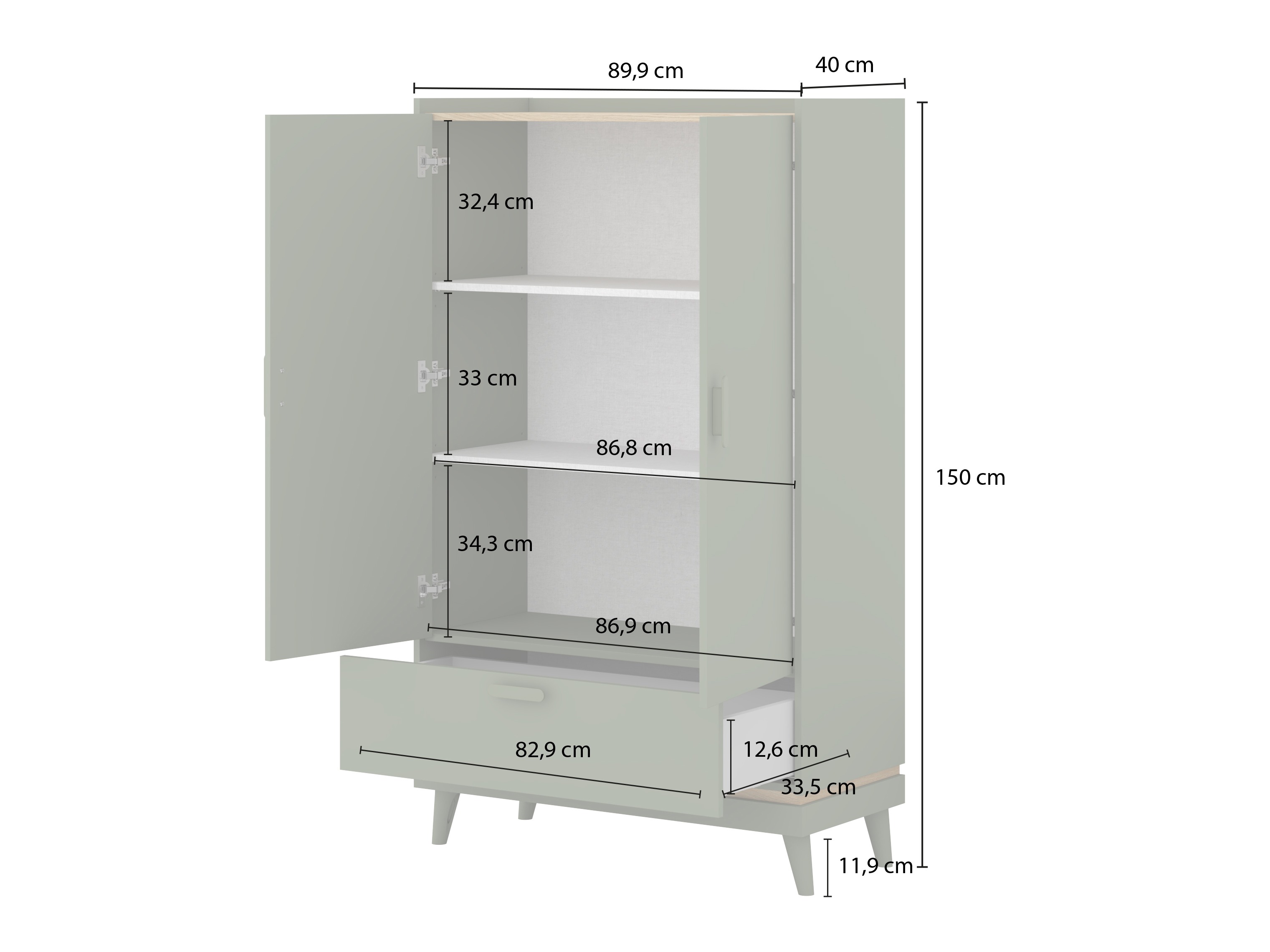 Raft Fertalu 105 (Verde + Stejar)