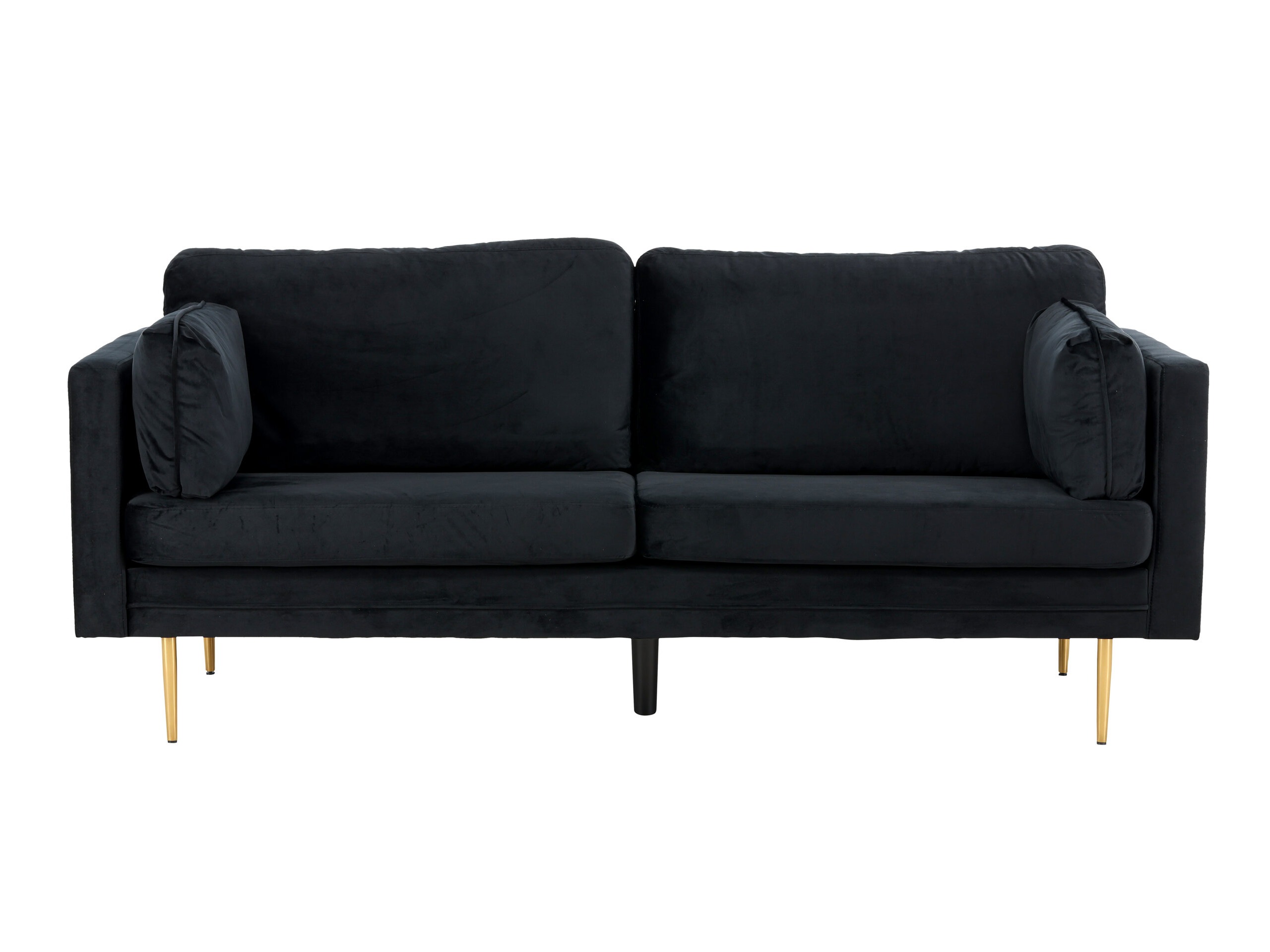 Canapea Dallas 101 (Negru + Auriu)