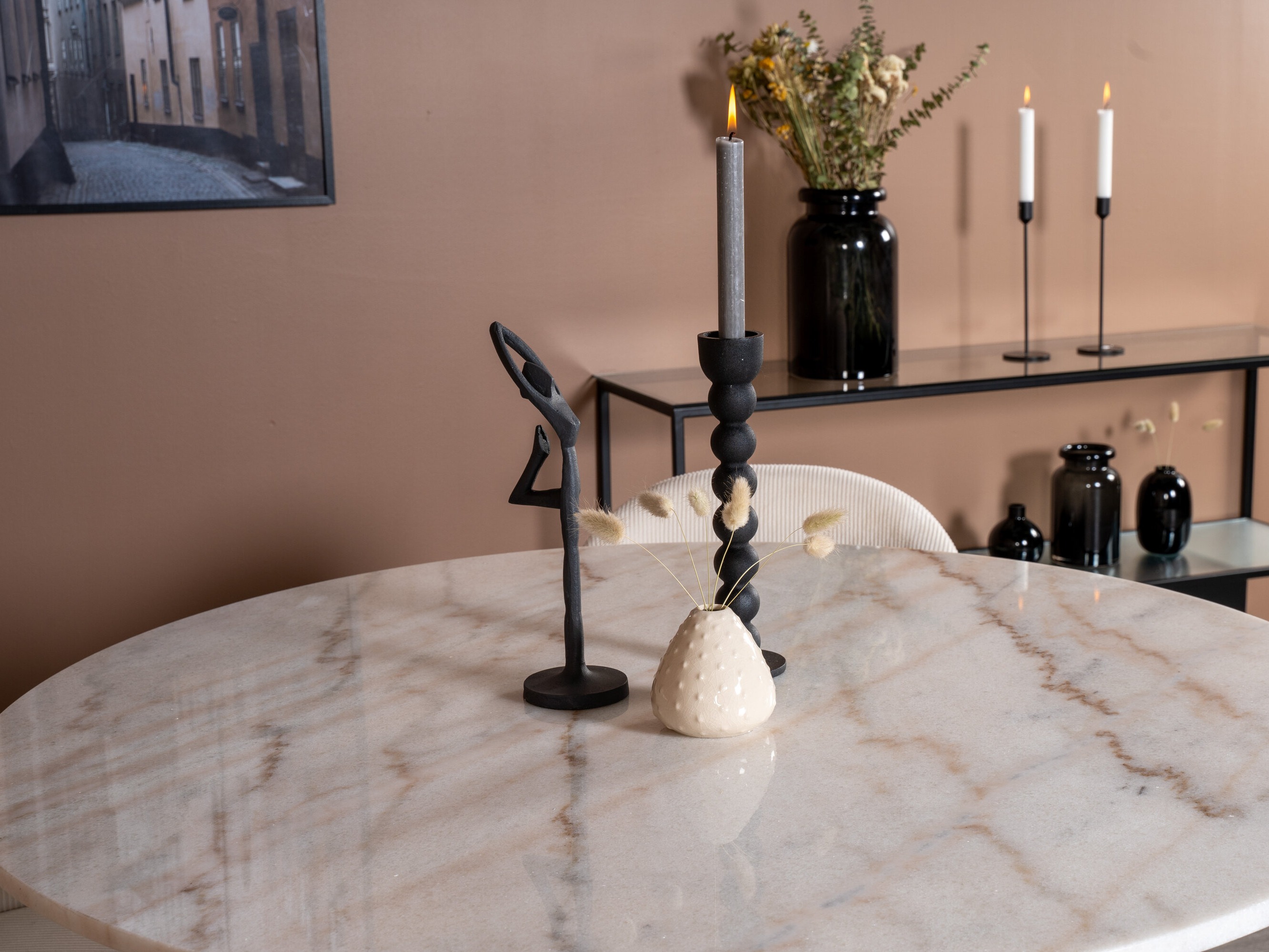 Set de mese Dallas 1297 (Bej + Negru)