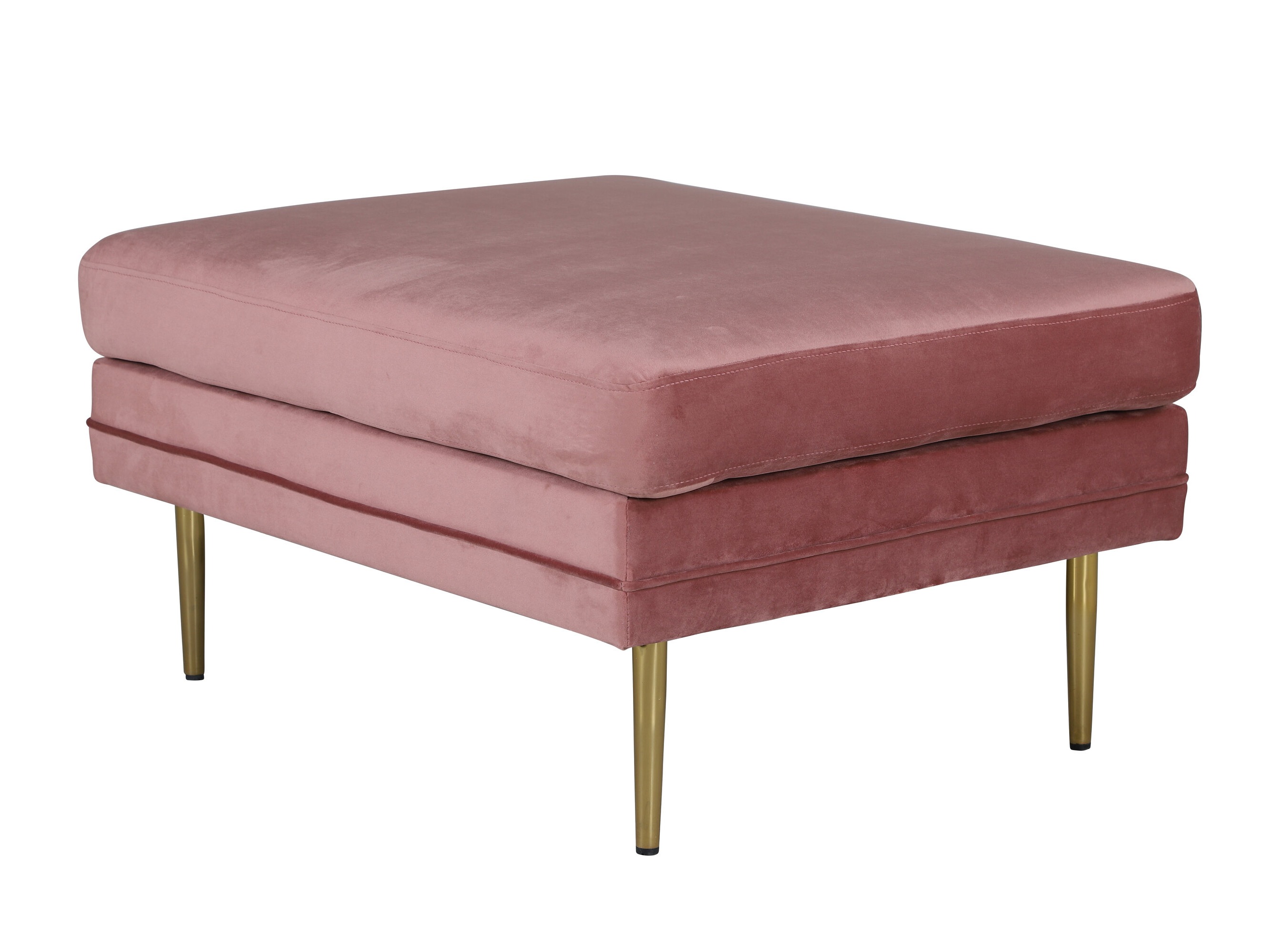 Bancă tapițată Dallas 2653 (Roze + Auriu)