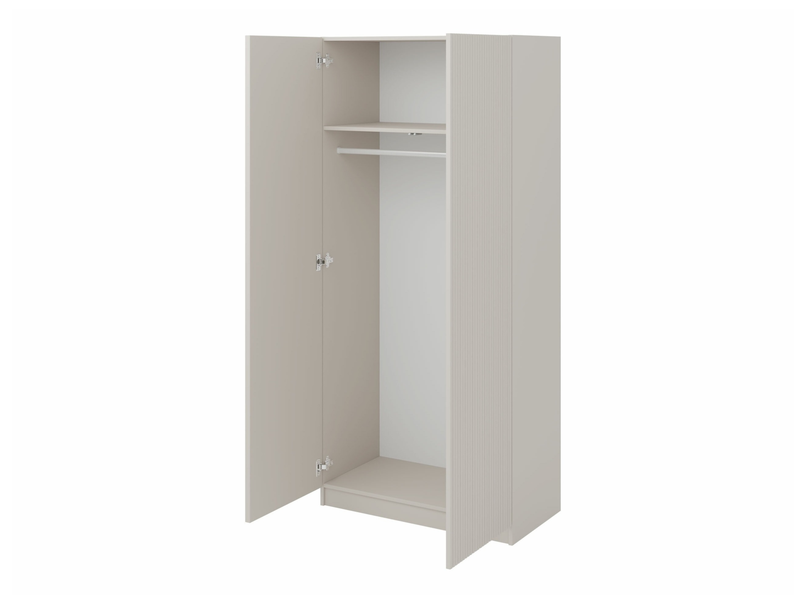 Dulap Lunole 113 (Stejar artizan + Negru)