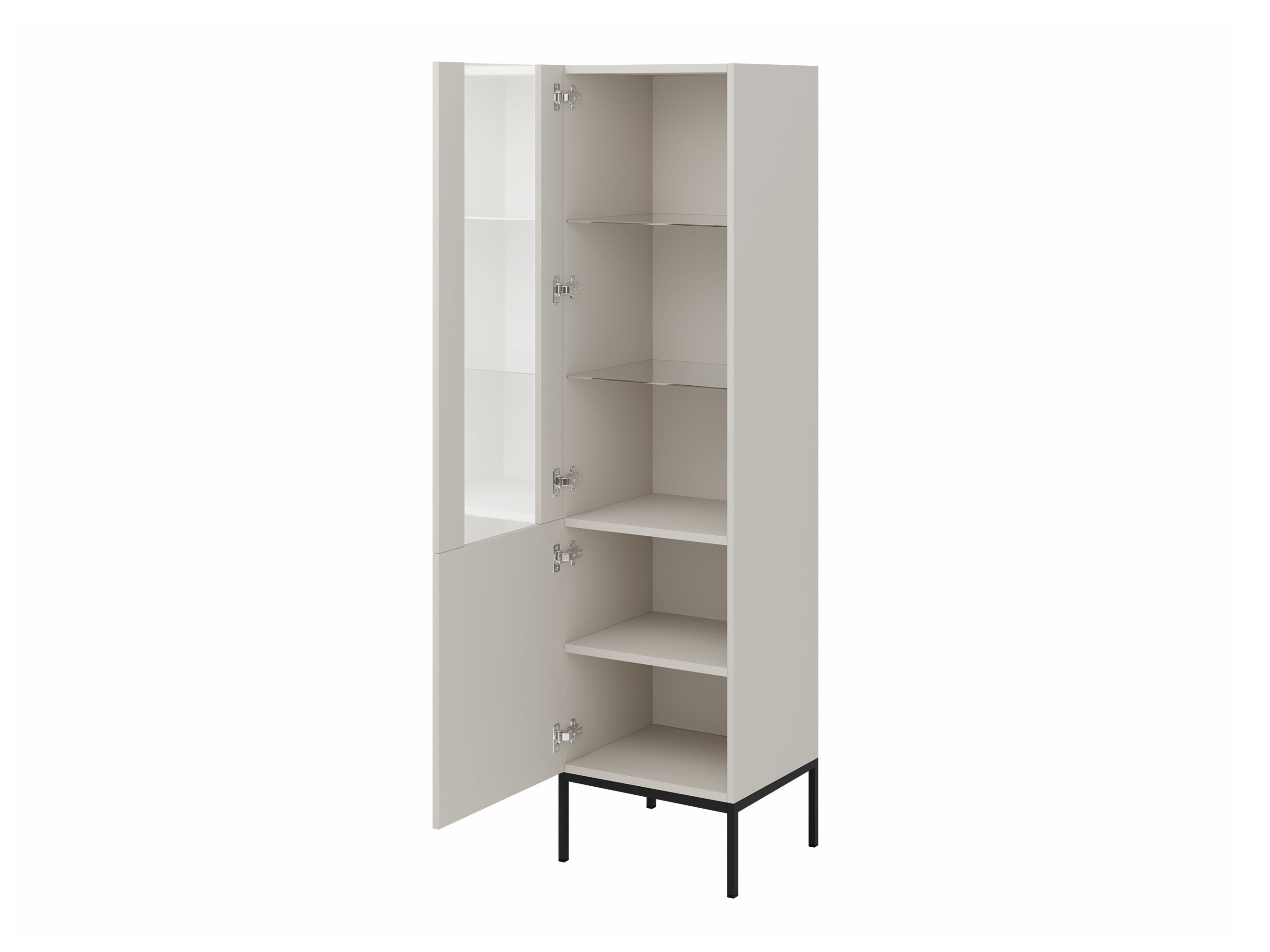 Raft Lunole 112 (Stejar artizan + Negru)