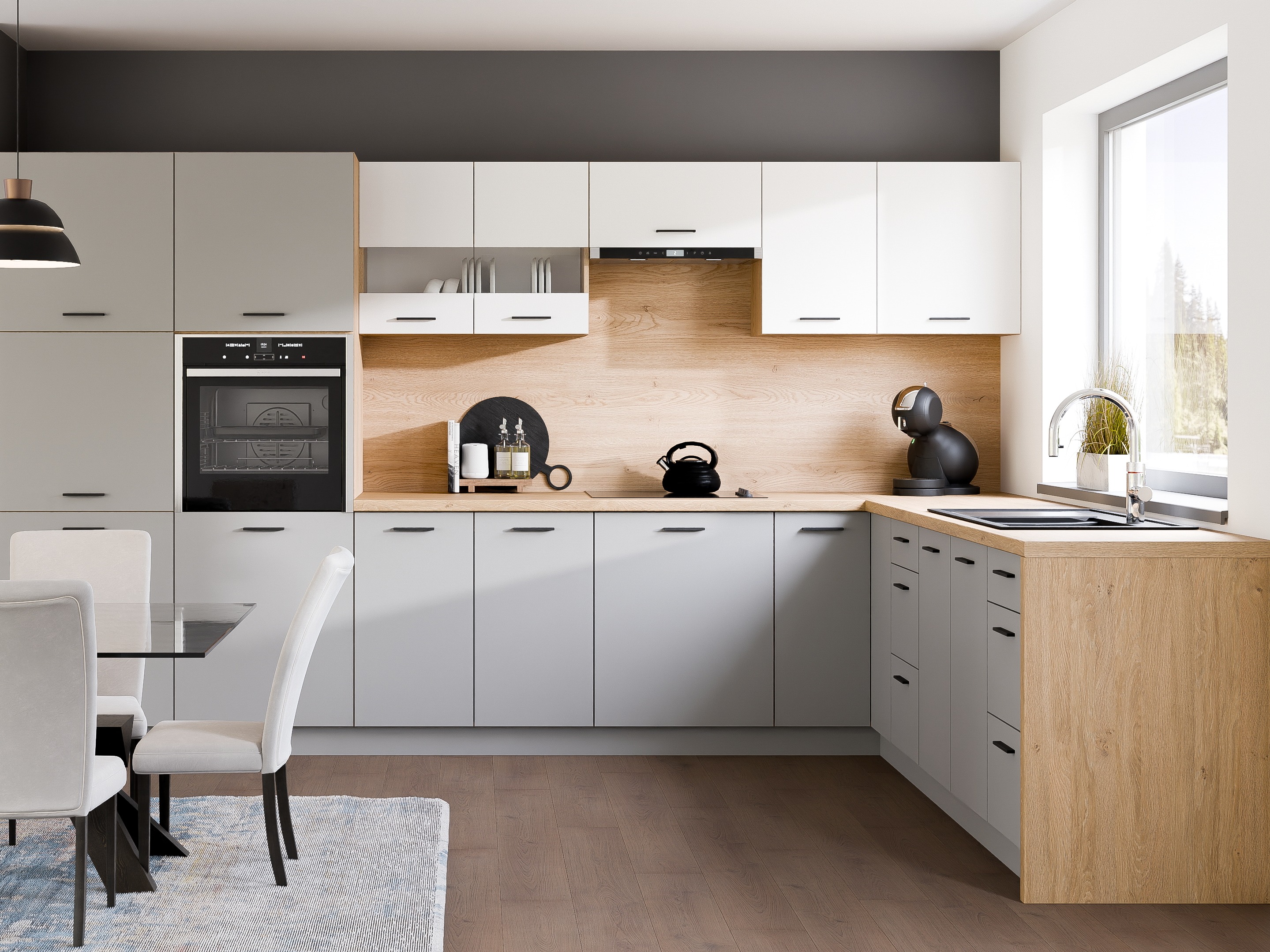 Dulap modular cu sertare Ati Grey 103