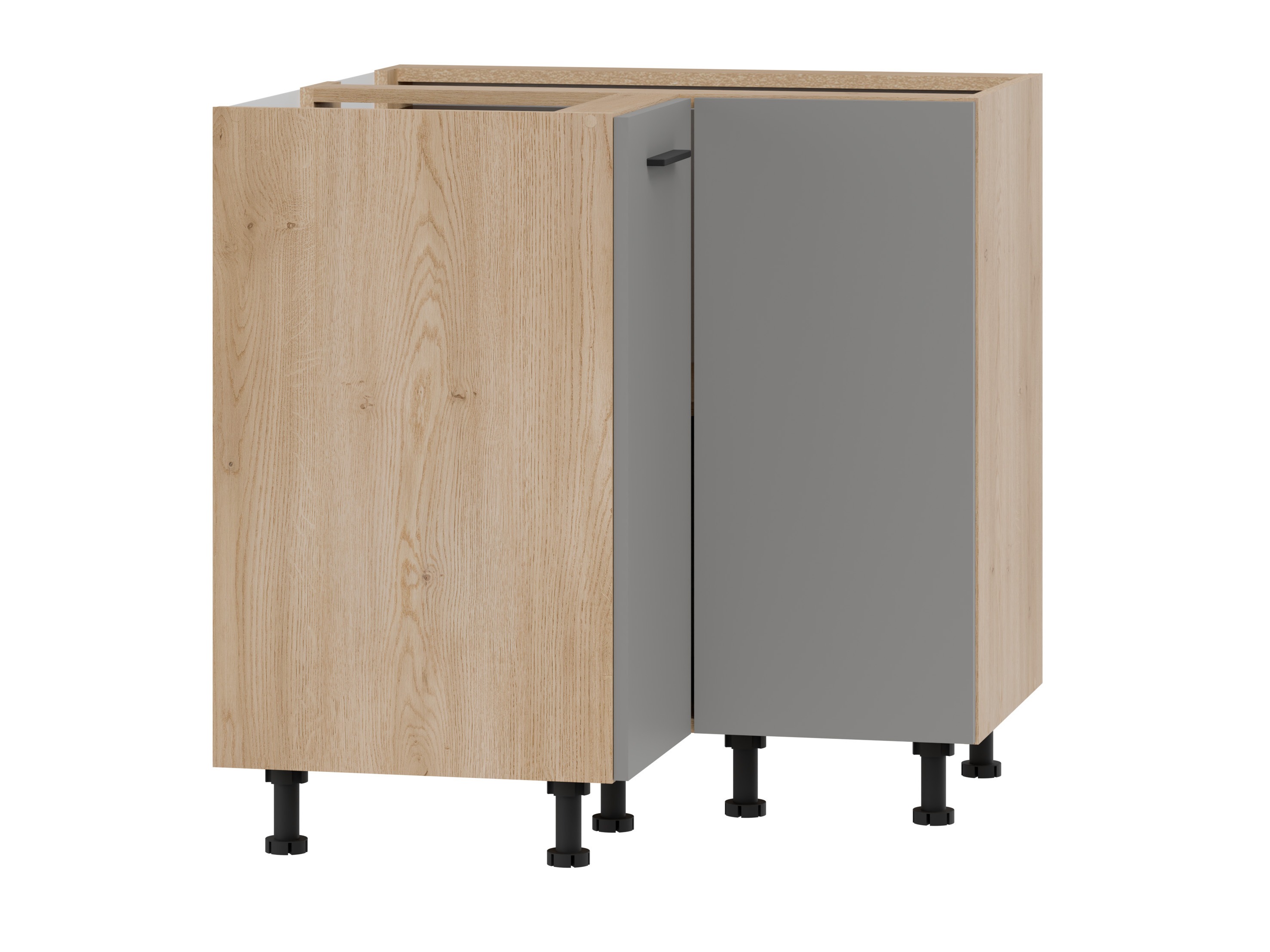 Dulap de colț modular Ati Grey 112