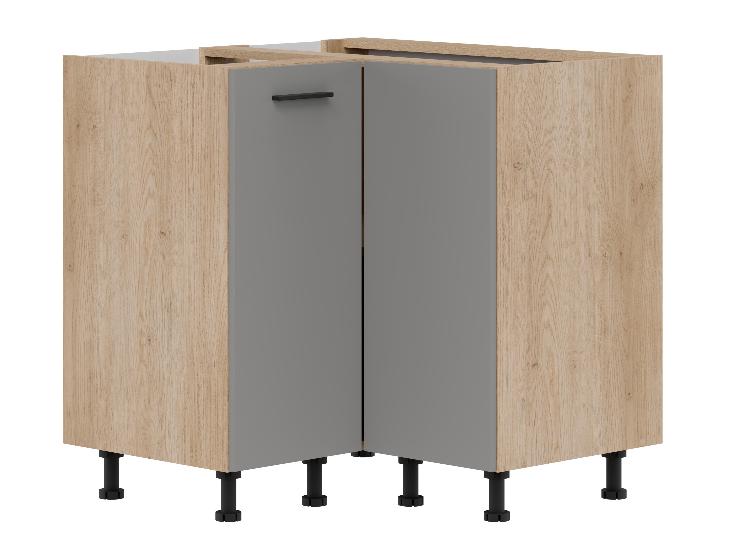 Dulap de colț modular Ati Grey 112