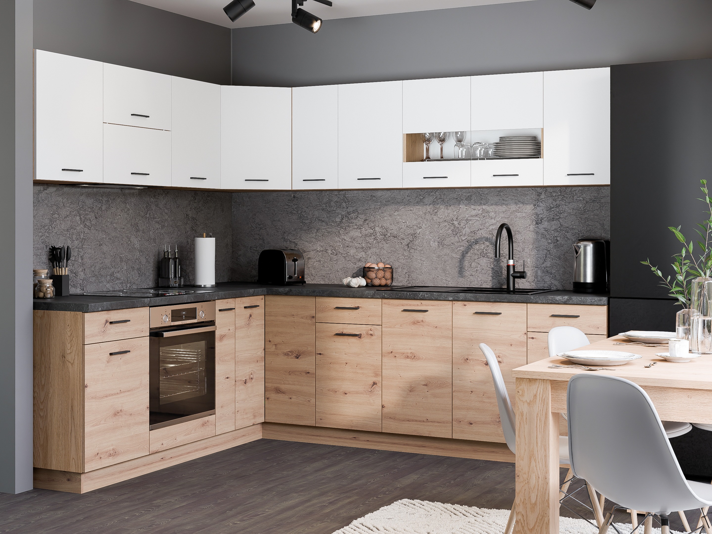 Dulap modular cu uși pentru chiuvetă Ati Artisan 110