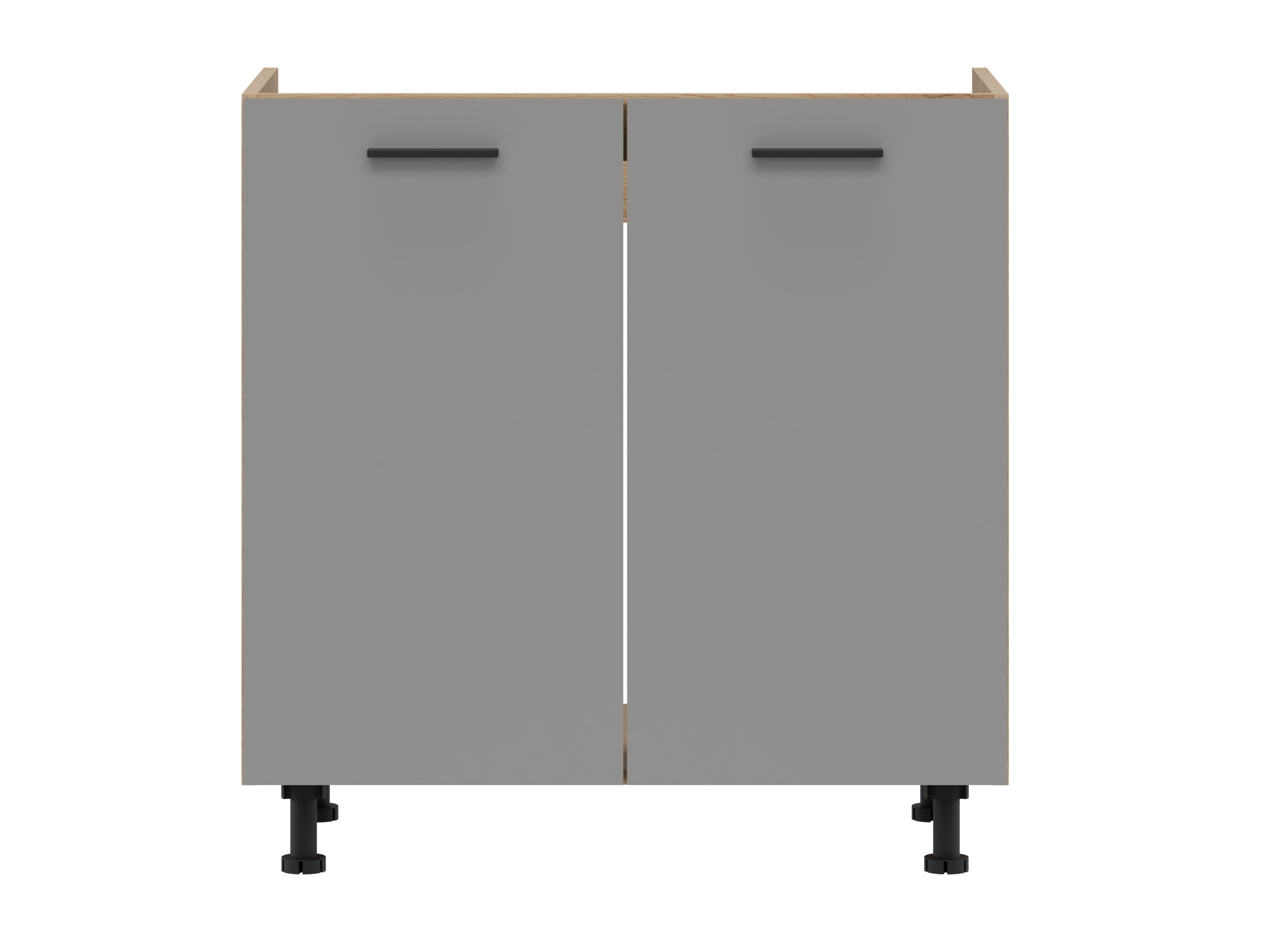 Dulap modular cu uși pentru chiuvetă Ati Grey 110