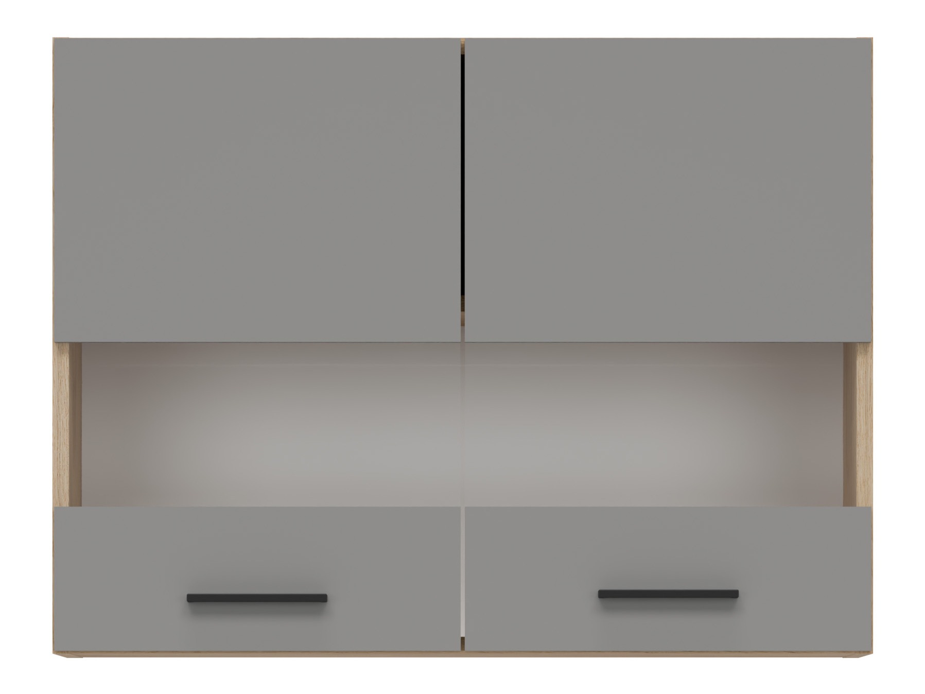 Dulap de perete modular Ati Grey 122