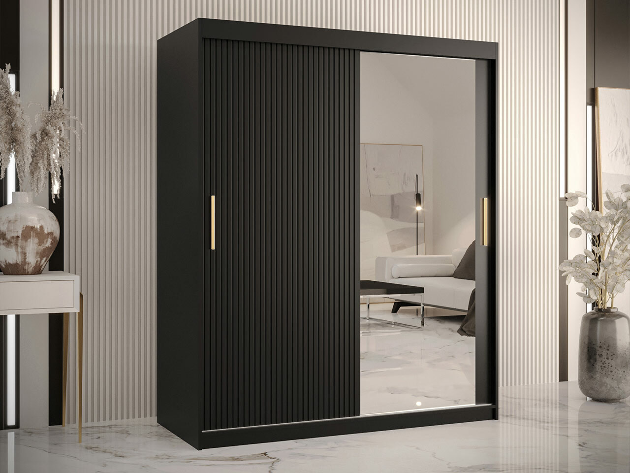 Dulap Hartford 402 (Negru)