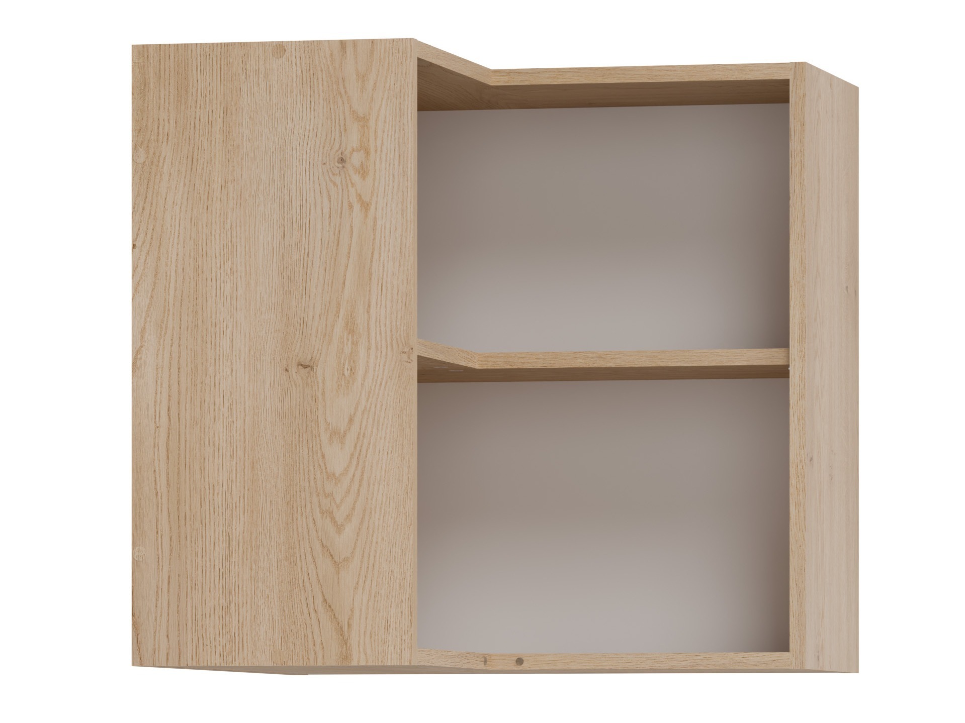 Dulap modular de colț pentru perete Ati Grey 126