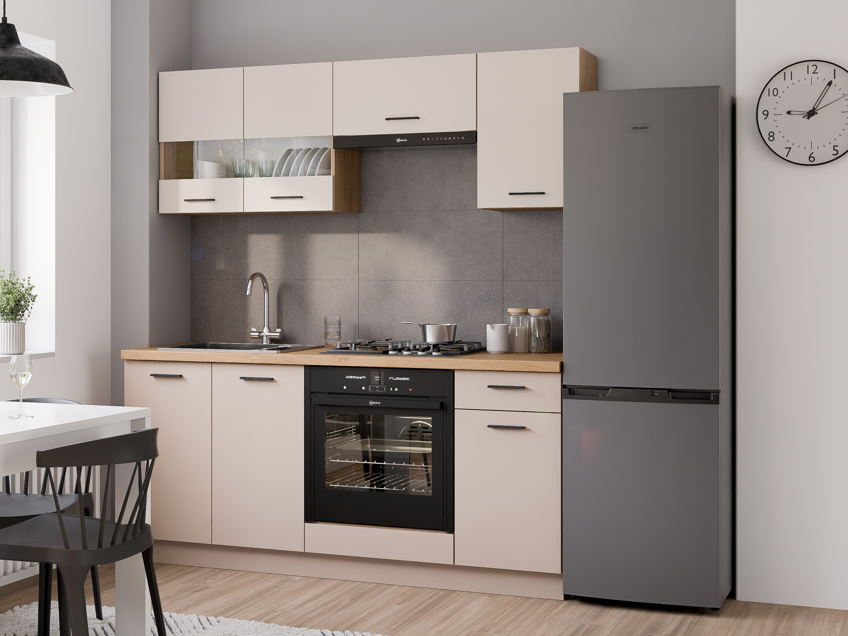 Dulap modular pentru electrocasnice incorporabile Ati Cashmere 120