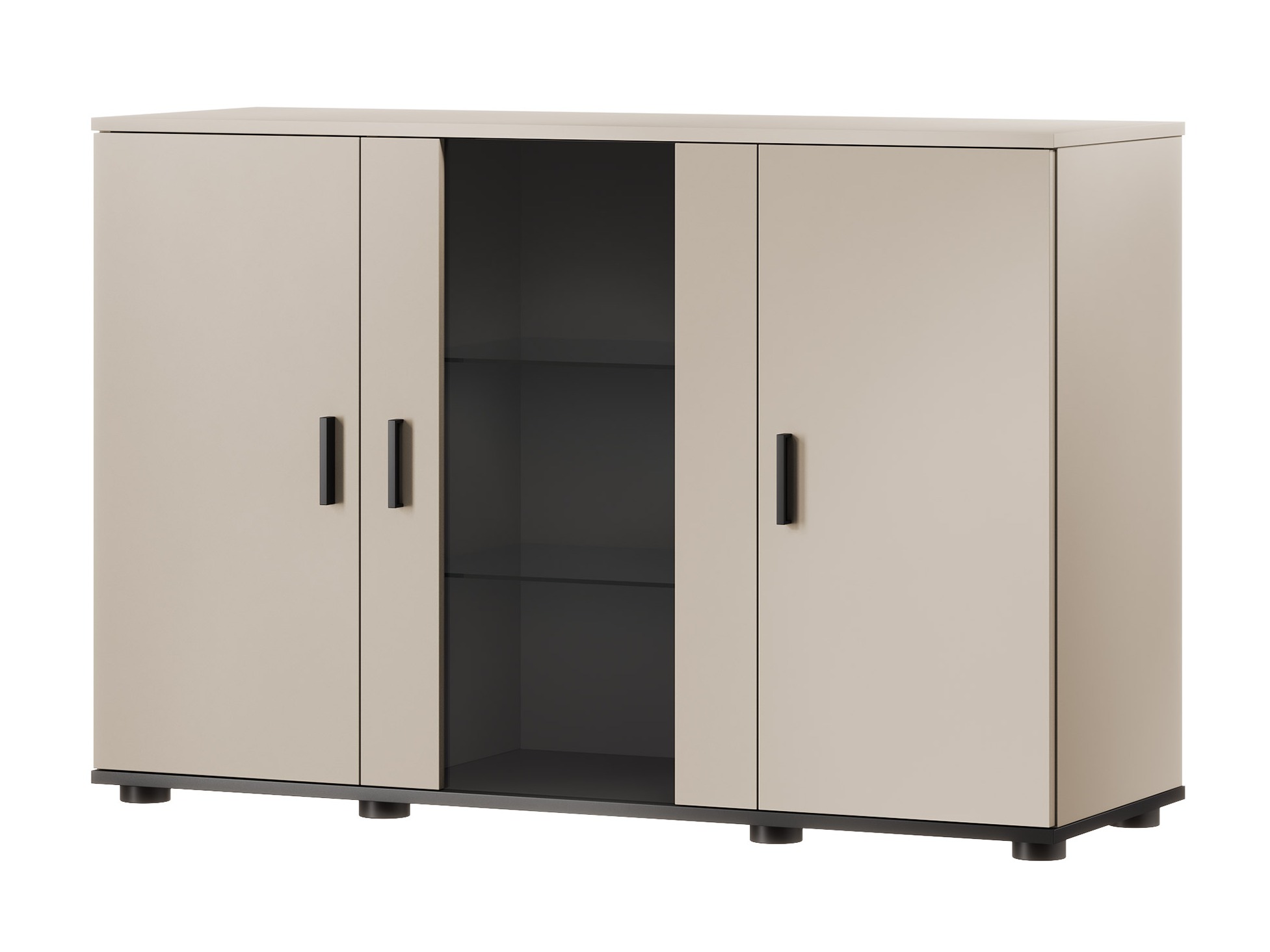 Bufet Tornola 106 (Cașmir + Negru)