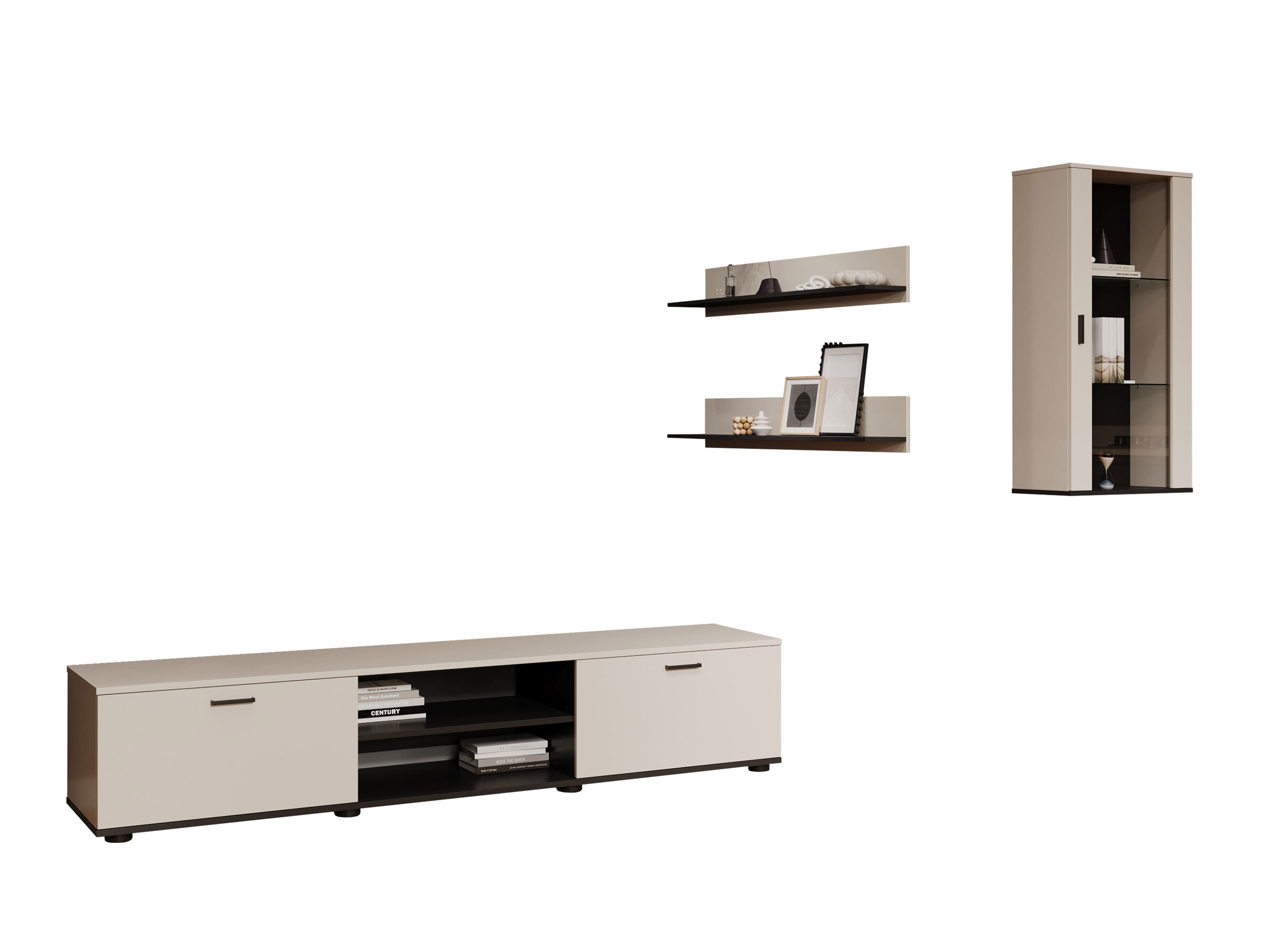 Set de living Tornola 113 (Cașmir + Negru)
