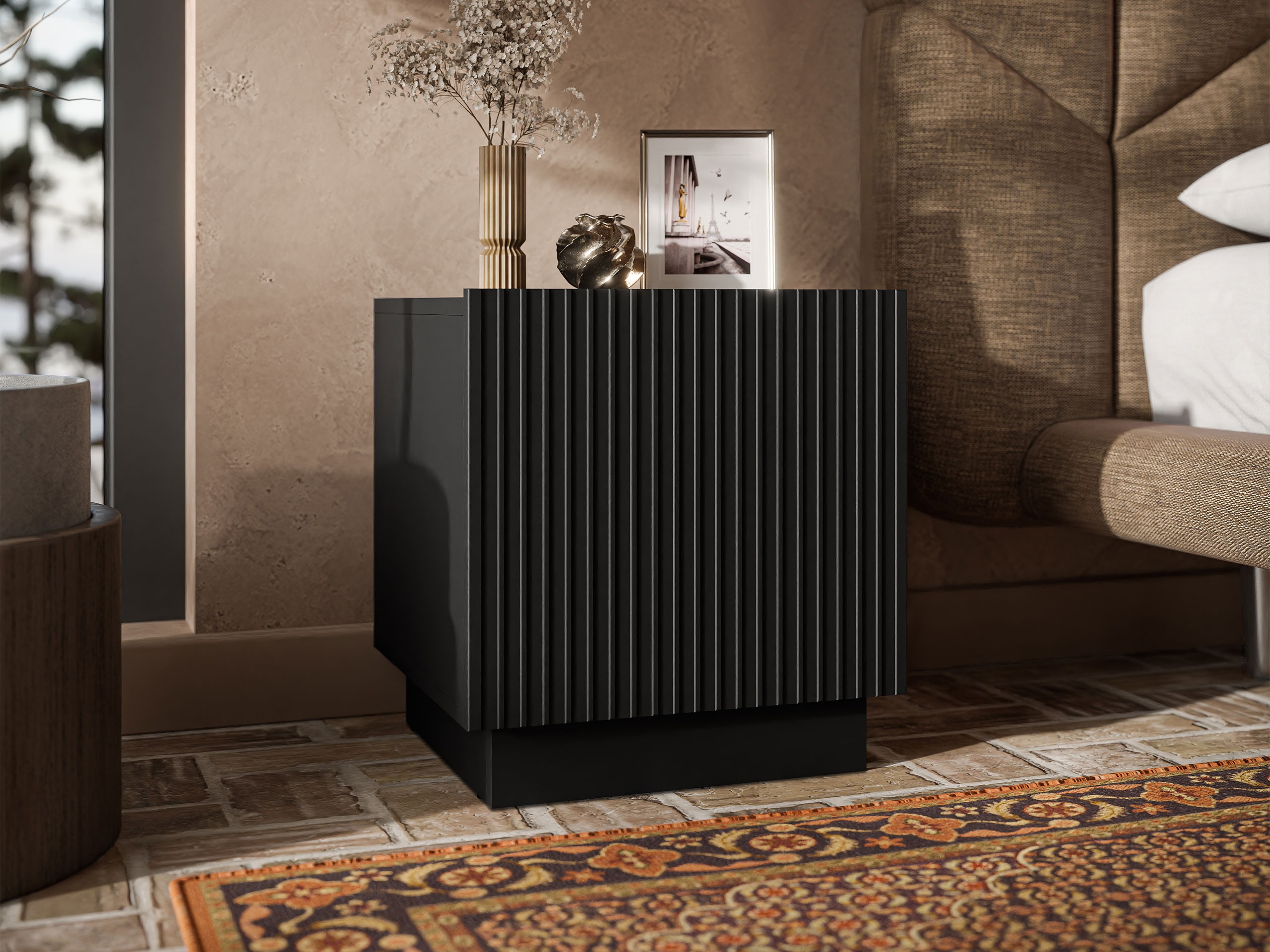 Set noptiere Lauror (Negru)