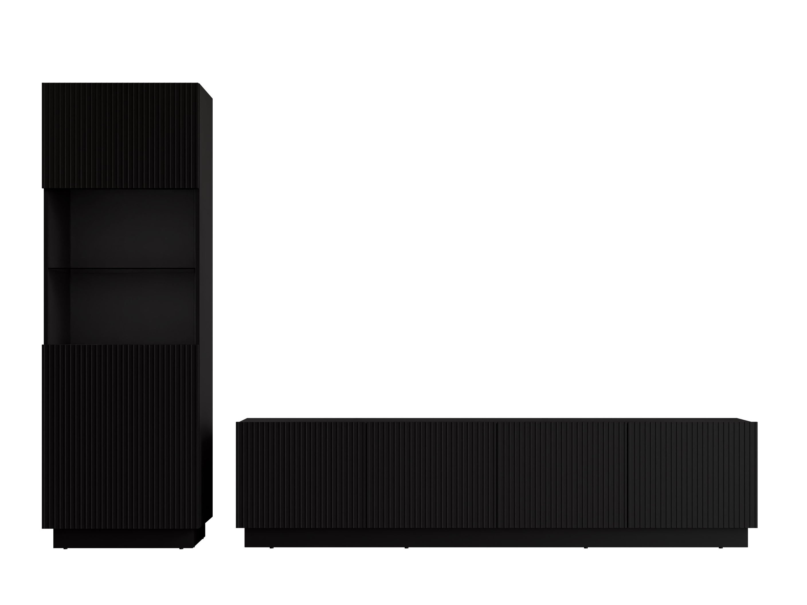 Set de living Lauror (Negru)