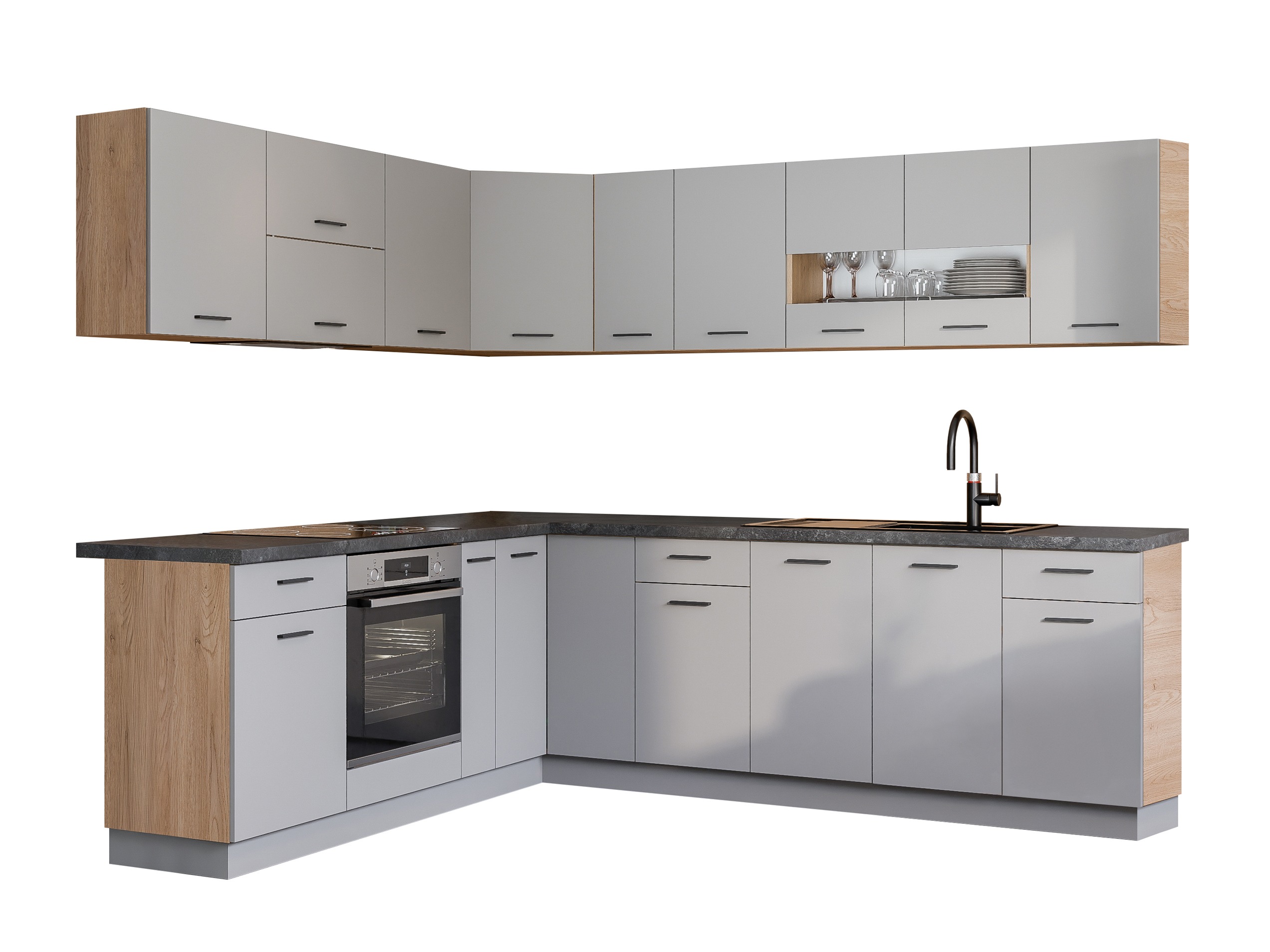 Set de bucătărie modular Ati Grey 131