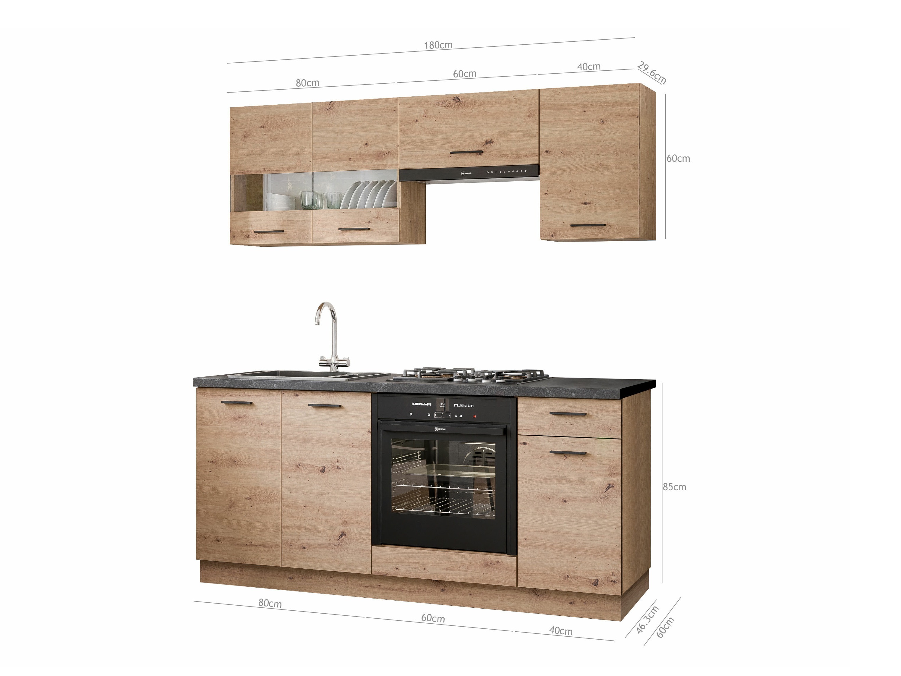 Set de bucătărie modular Ati Artisan 129