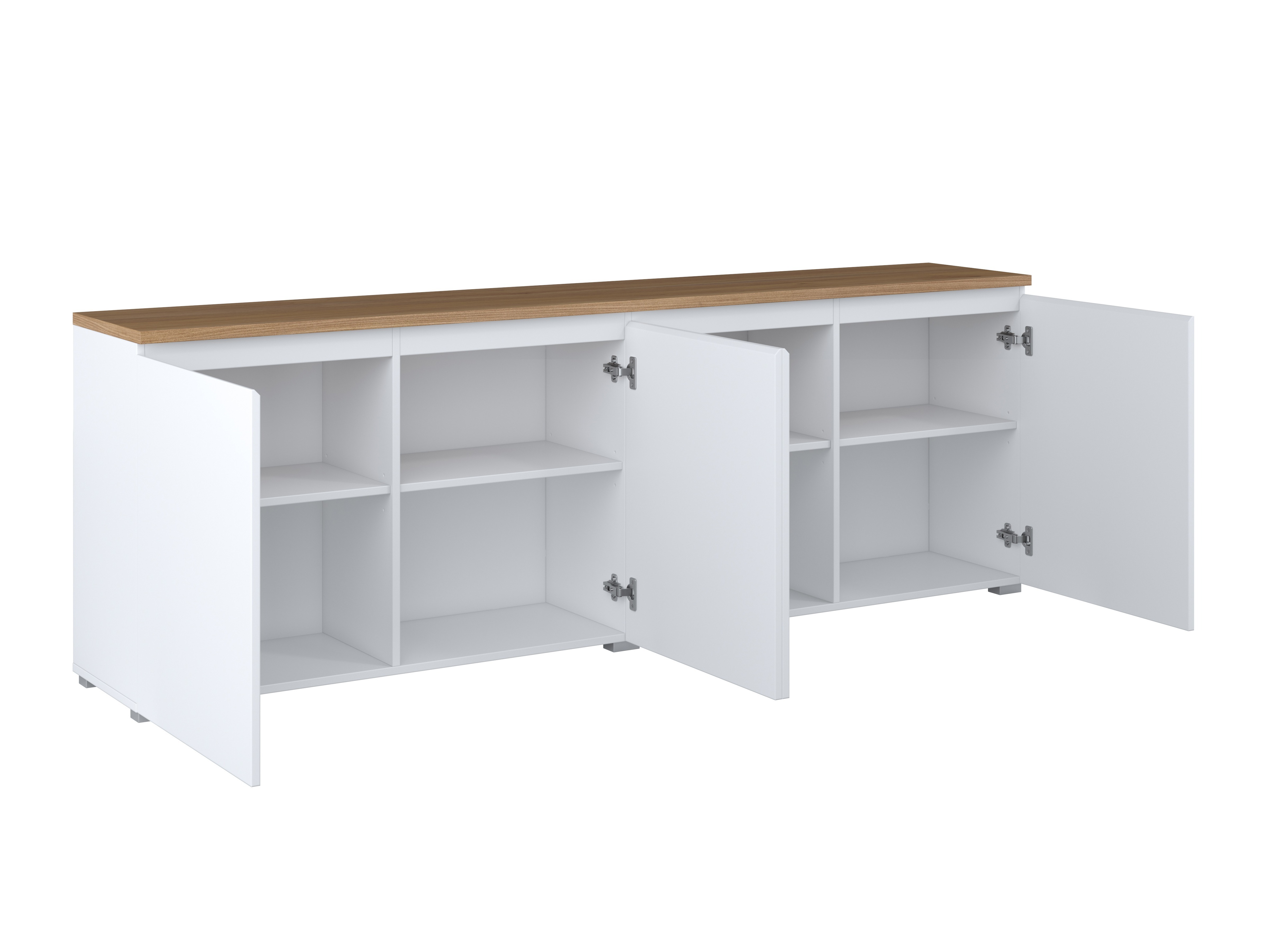Bufet Baletu 105 (Alb + Stejar)