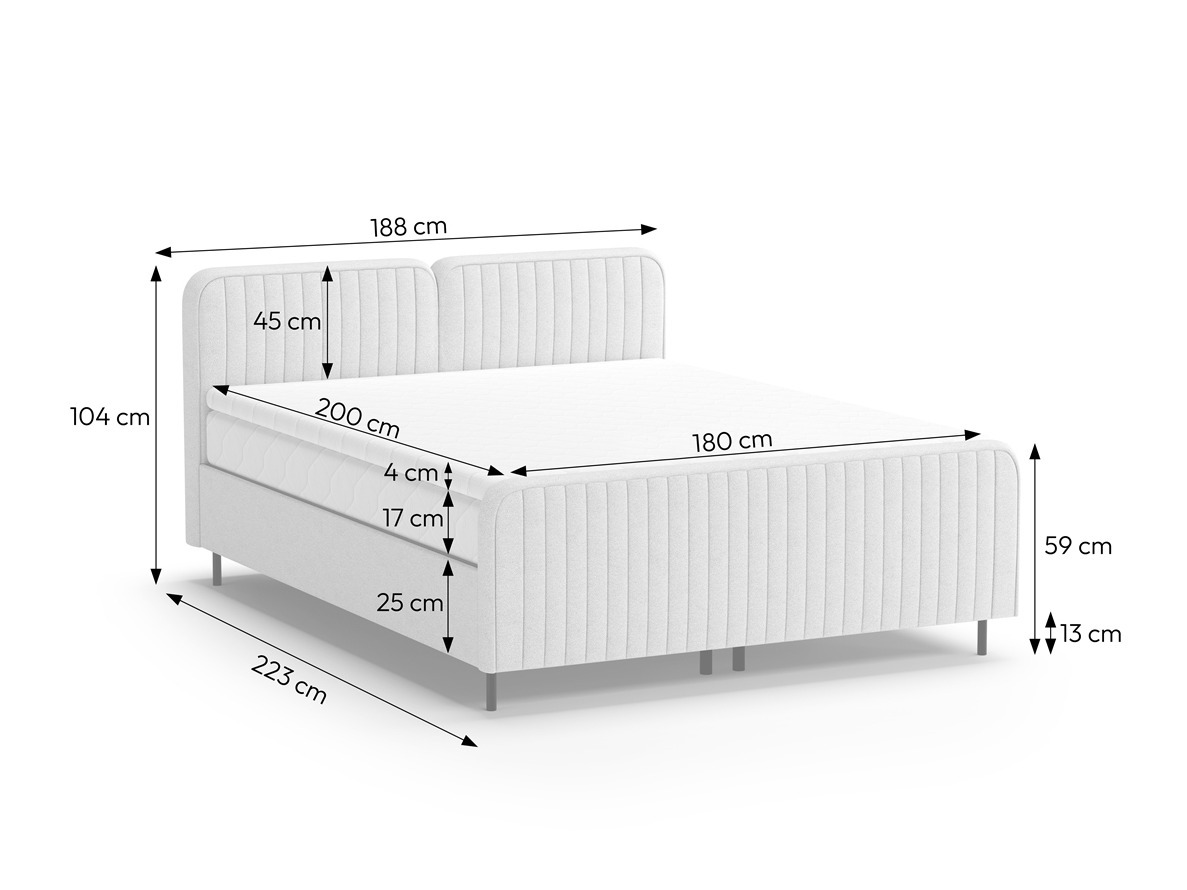 Pat boxspring Margate 127 (Casa 05)