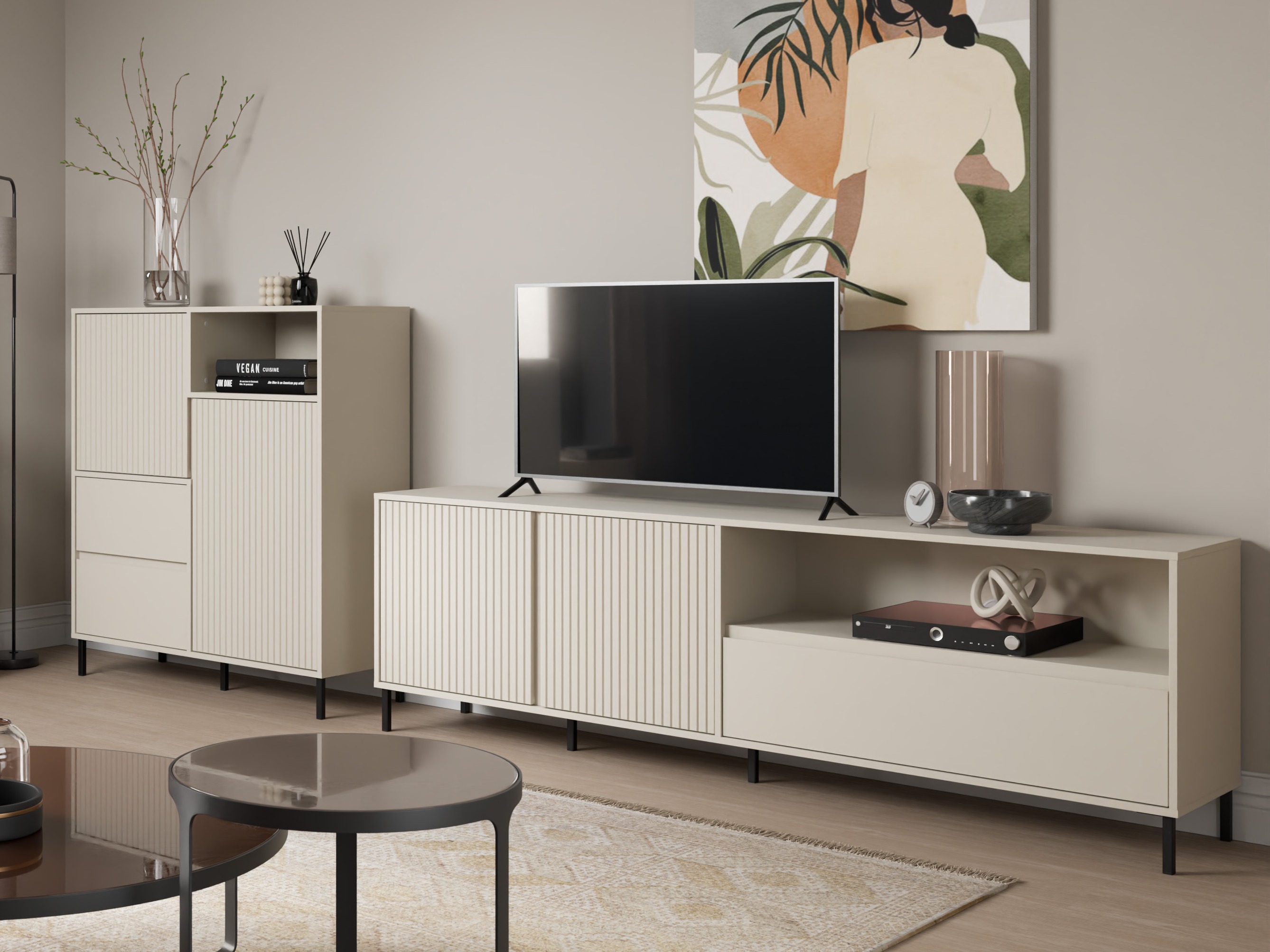 Set de living Ruvrevi 105 (Cașmir)