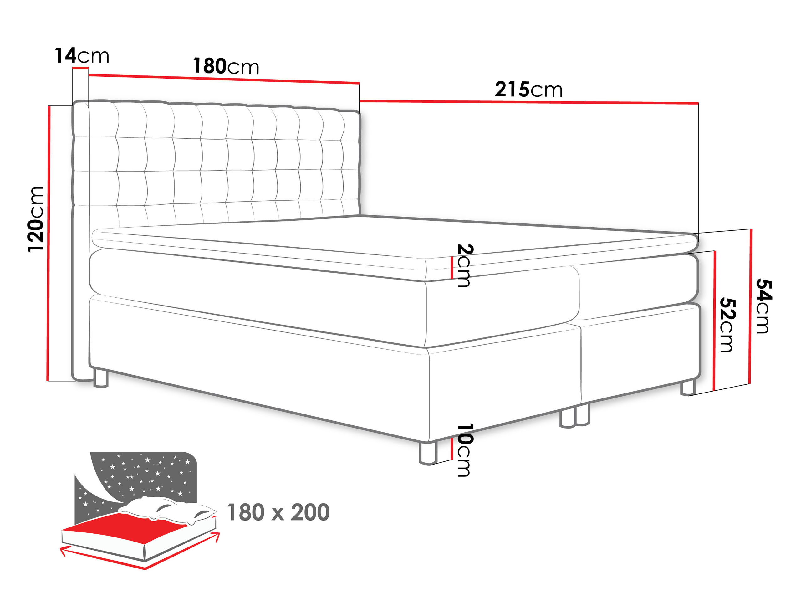 Pat boxspring Signum (Ikar 05)