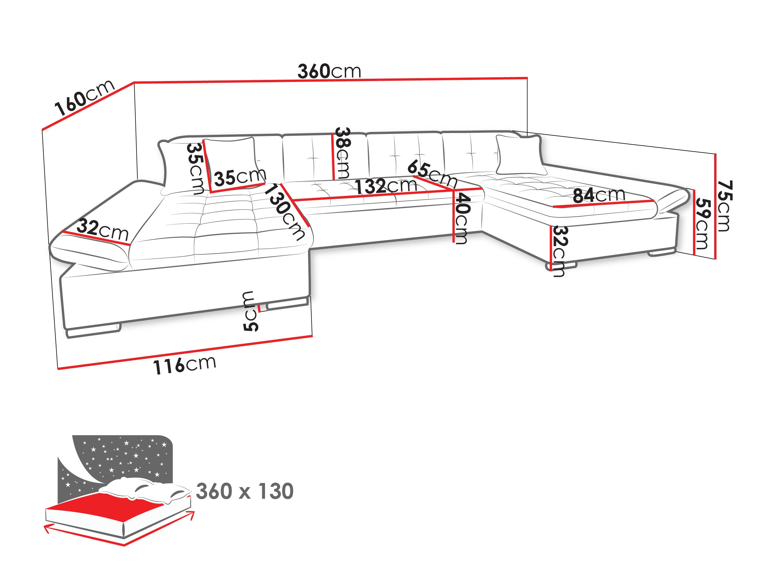 Colțar Comfivo Ficus II (Zoya 01)