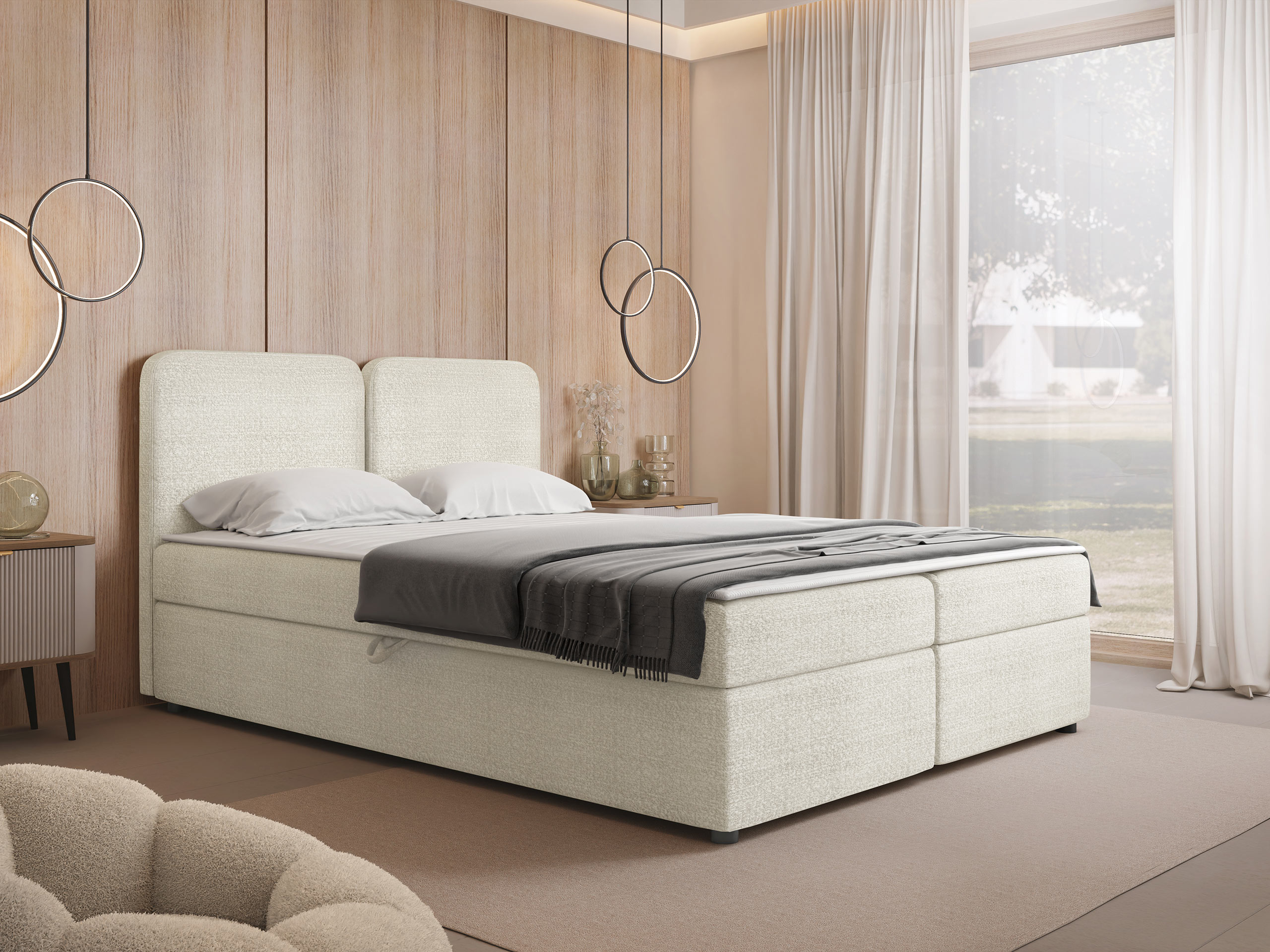 Pat boxspring Stonecrest 109 (Taro 01)