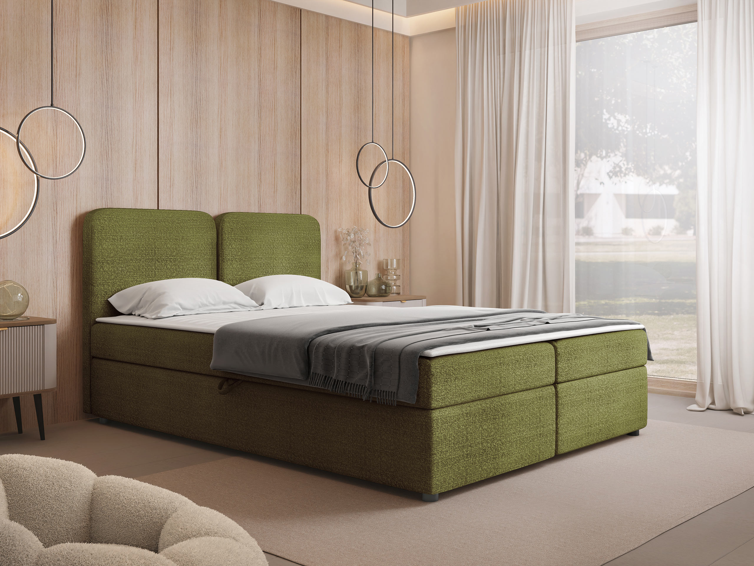 Pat boxspring Stonecrest 109 (Taro 33)