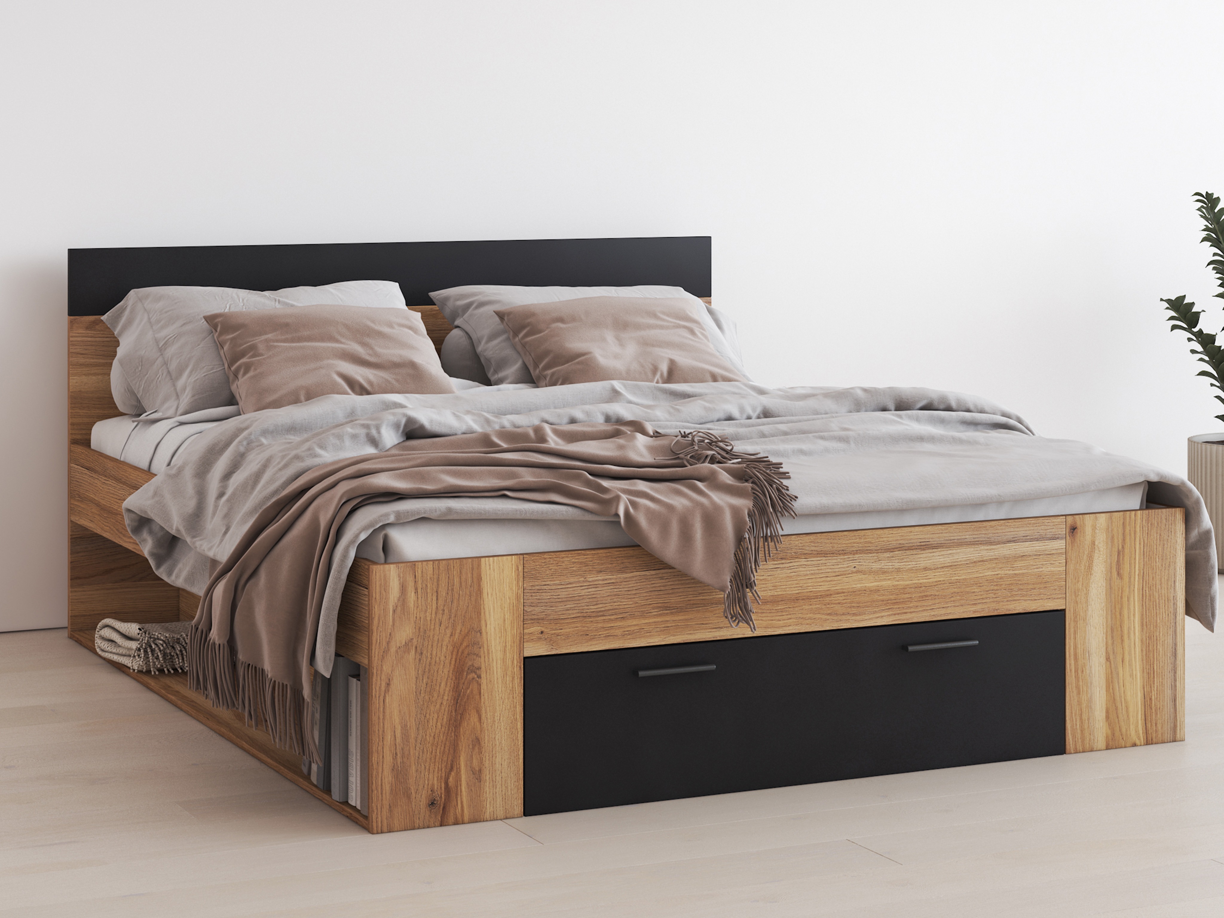 Pat Melvele 108 (Stejar + Negru)