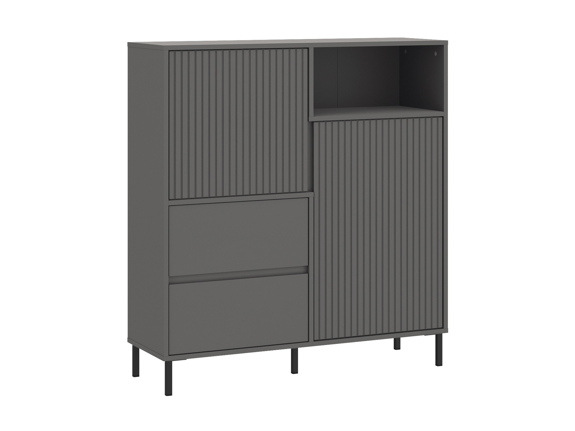 Set de living Ruvrevi 105 (Antracit)