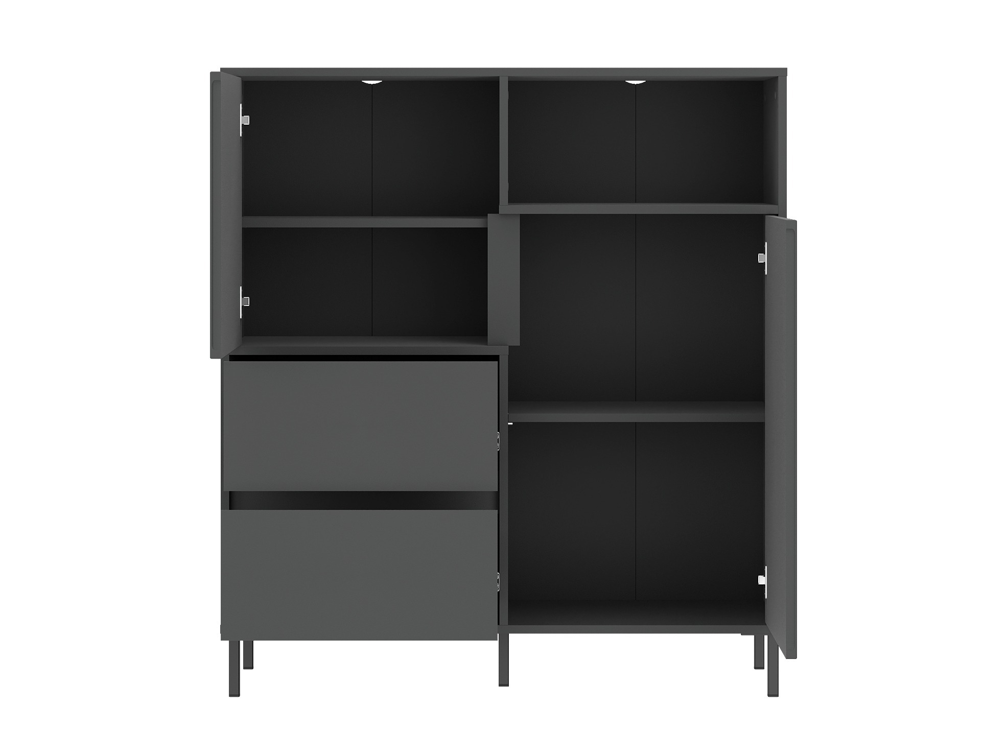 Set de living Ruvrevi 105 (Antracit)