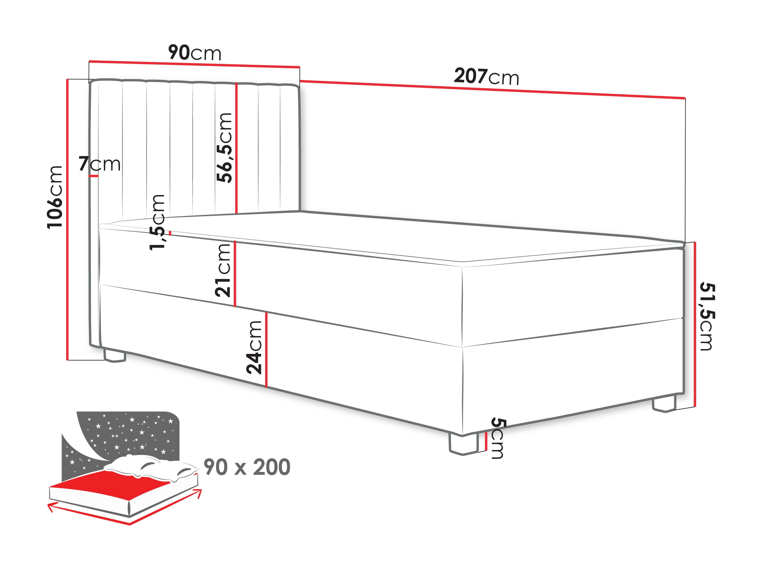 Pat boxspring Soral (Manila 09)
