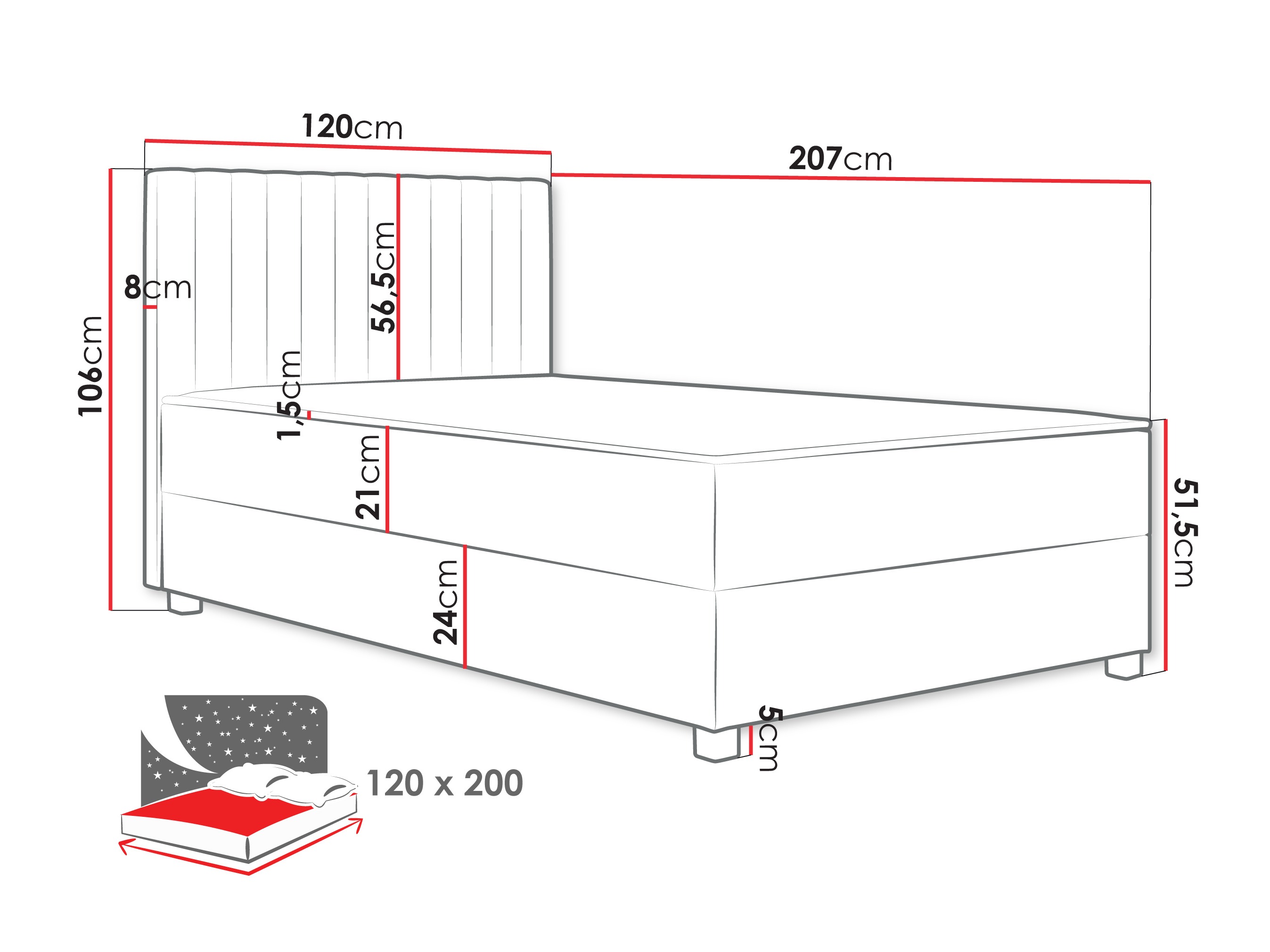 Pat boxspring Soral (Manila 14)