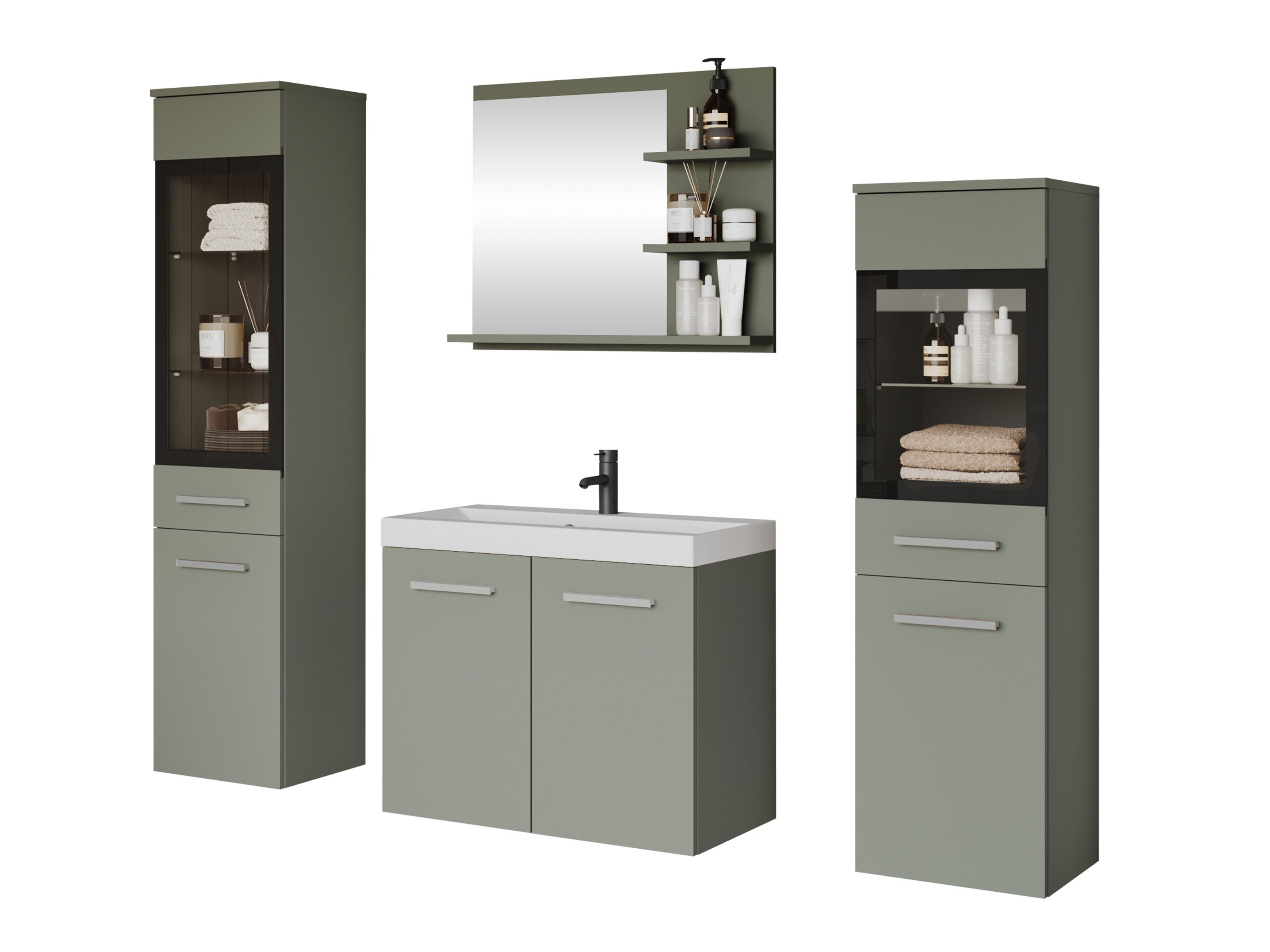 Set baie Scientia IV (Verde prăfuit)