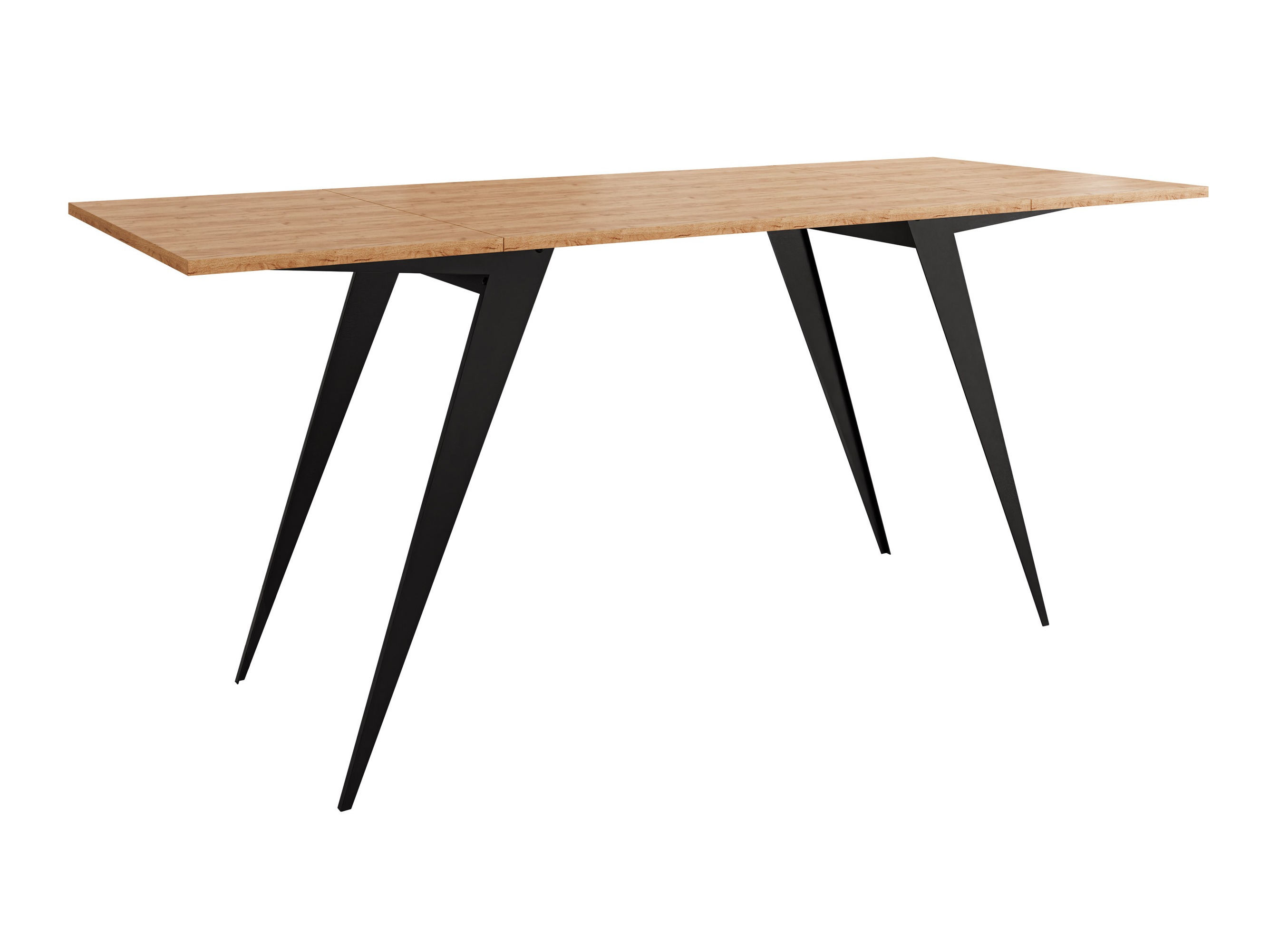 Măsuță de cafea extensibila Oswego 150 (Stejar Craft auriu + Negru)