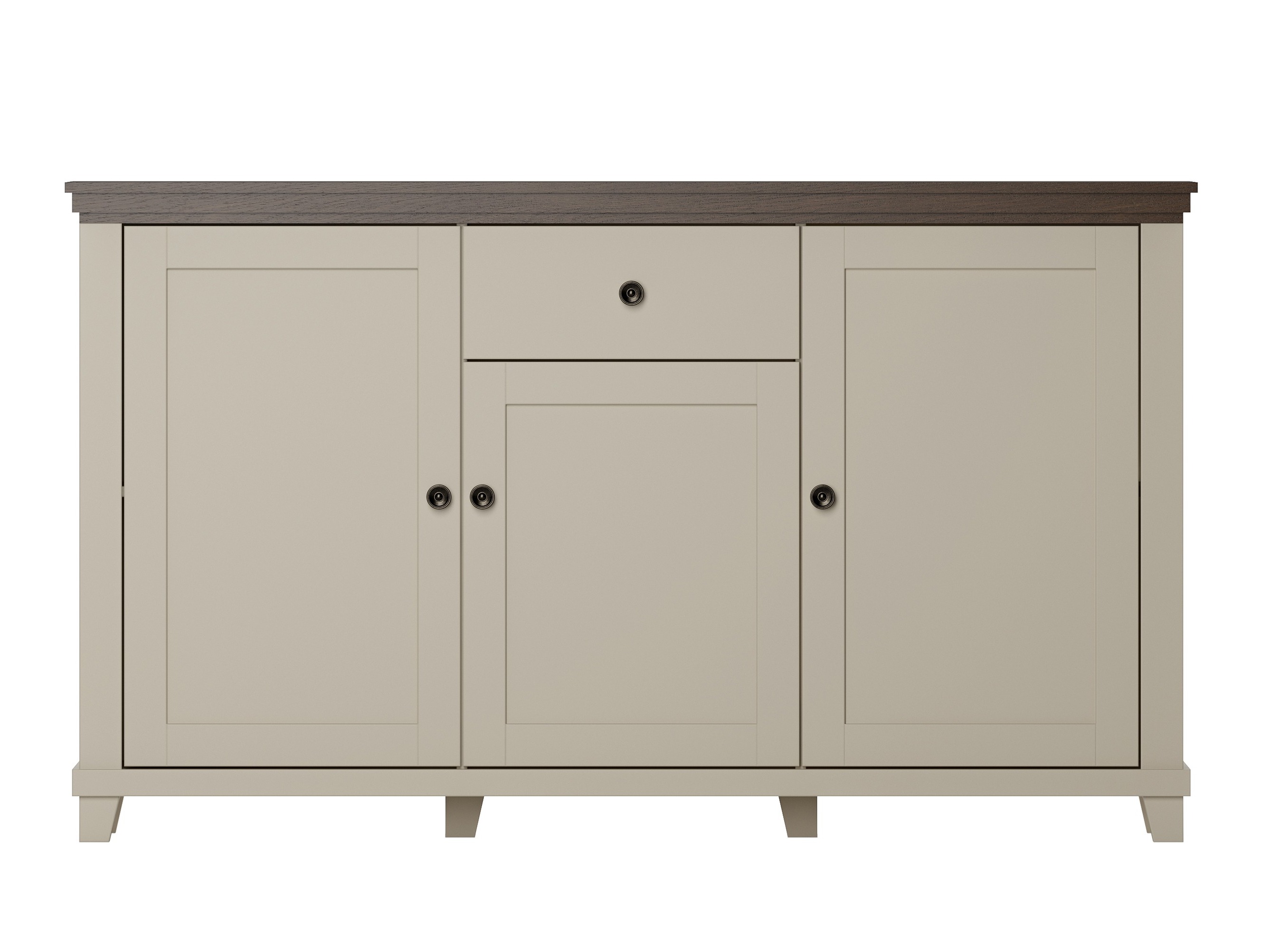 Comodă Tolnue 106 (Bej deschis + Stejar)
