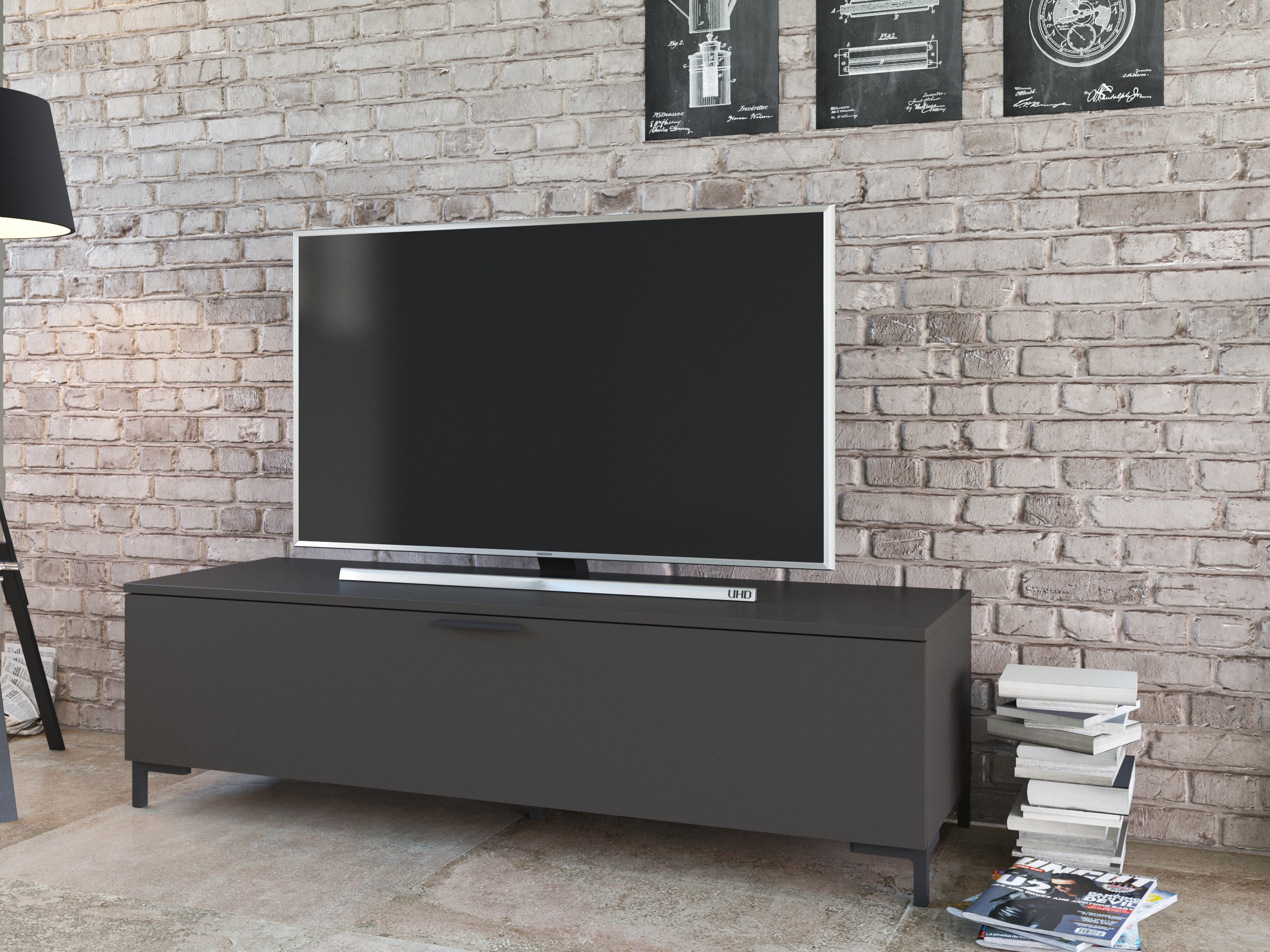 Comodă TV Salnola 103 (Gri)