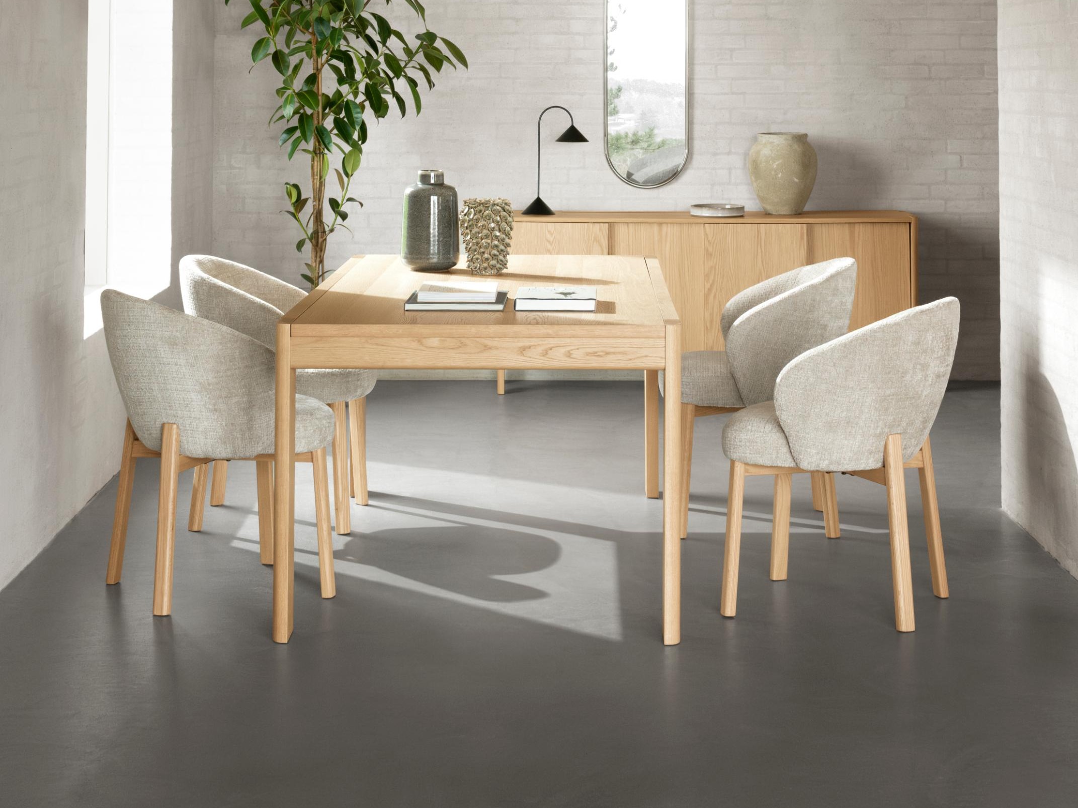 Scaun Norsica 1001 (Stejar + Bej)