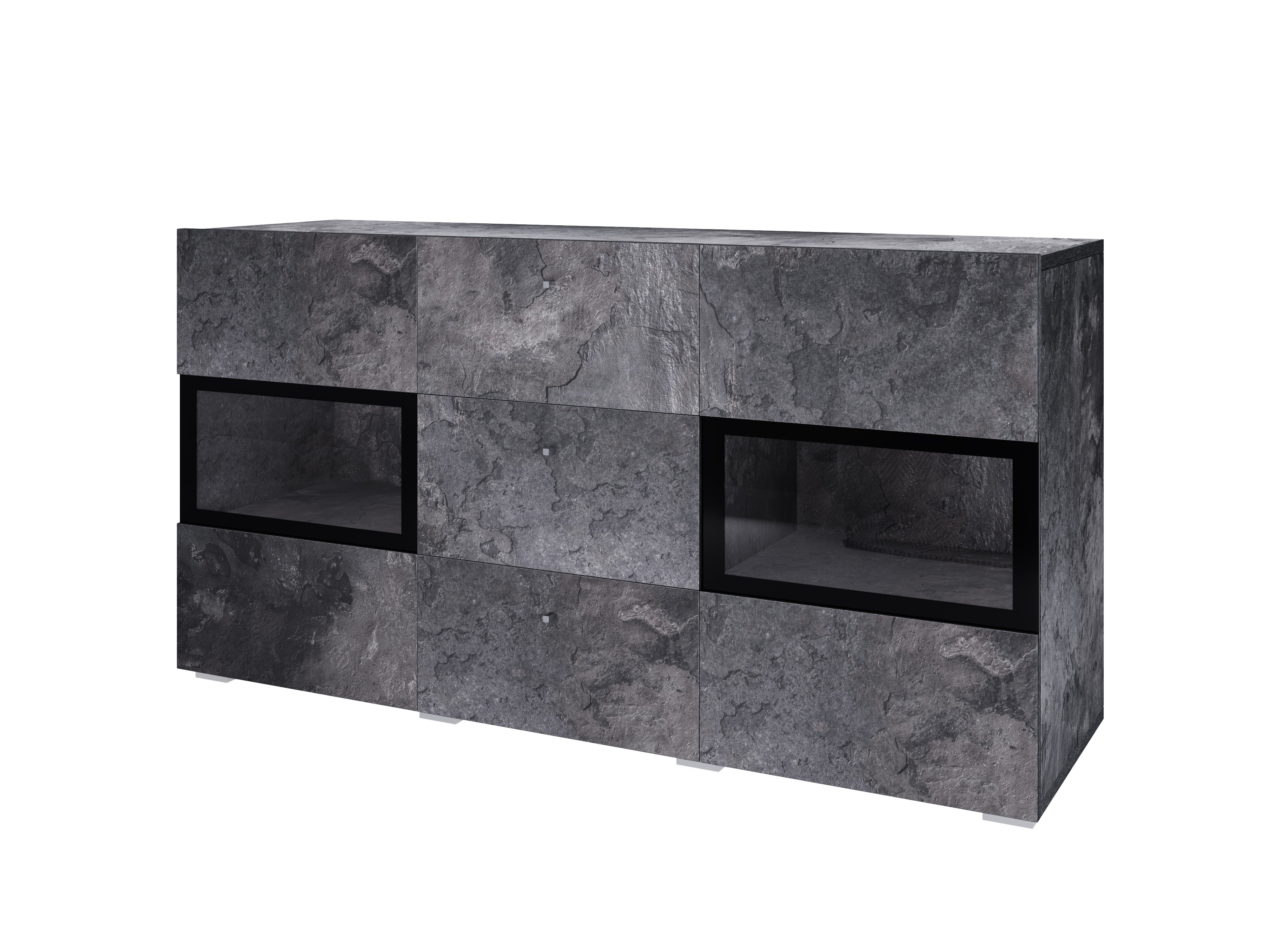 Set de living Serodeu 104 (Beton închis la culoare)