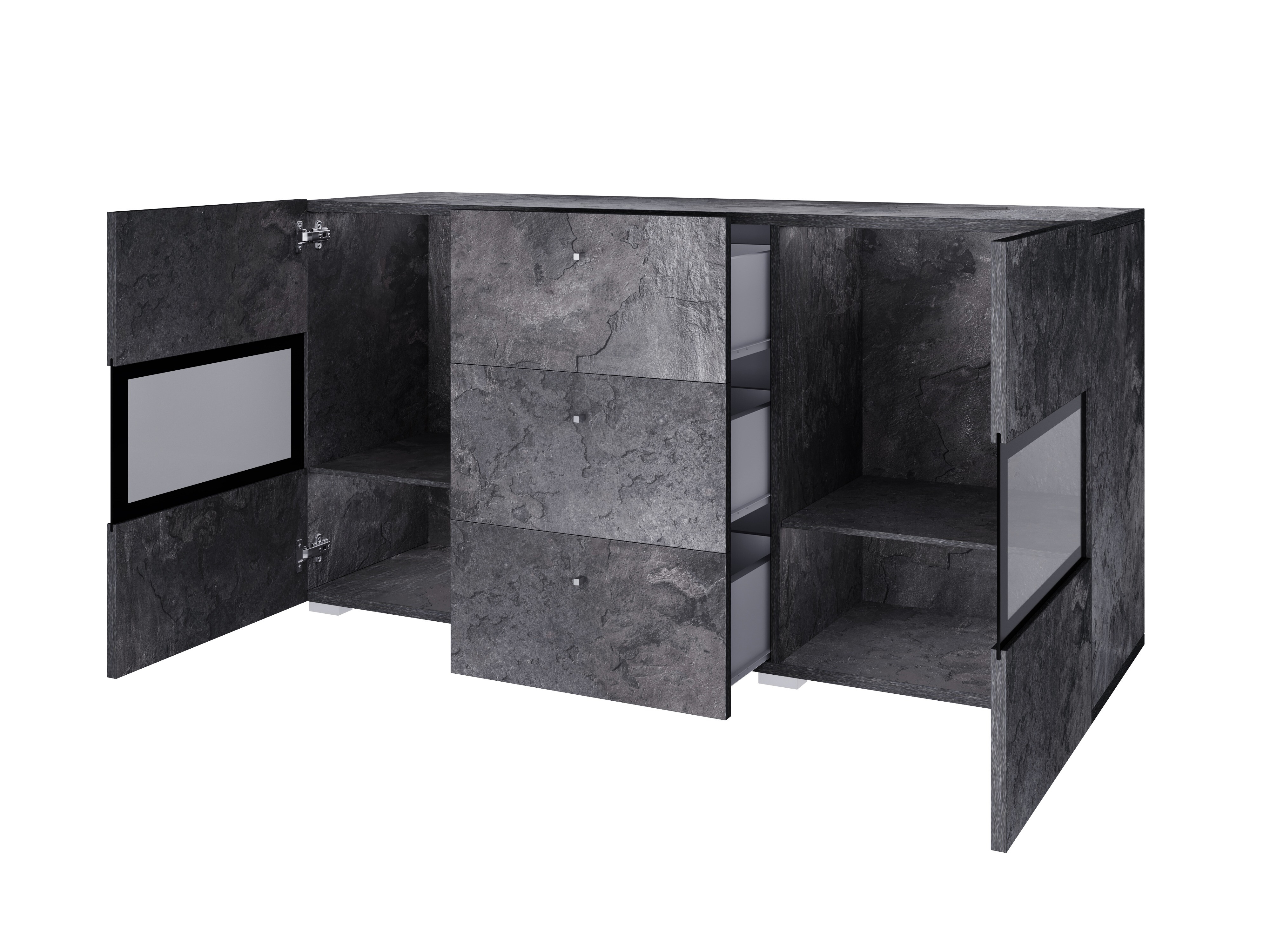 Set de living Serodeu 104 (Beton închis la culoare)