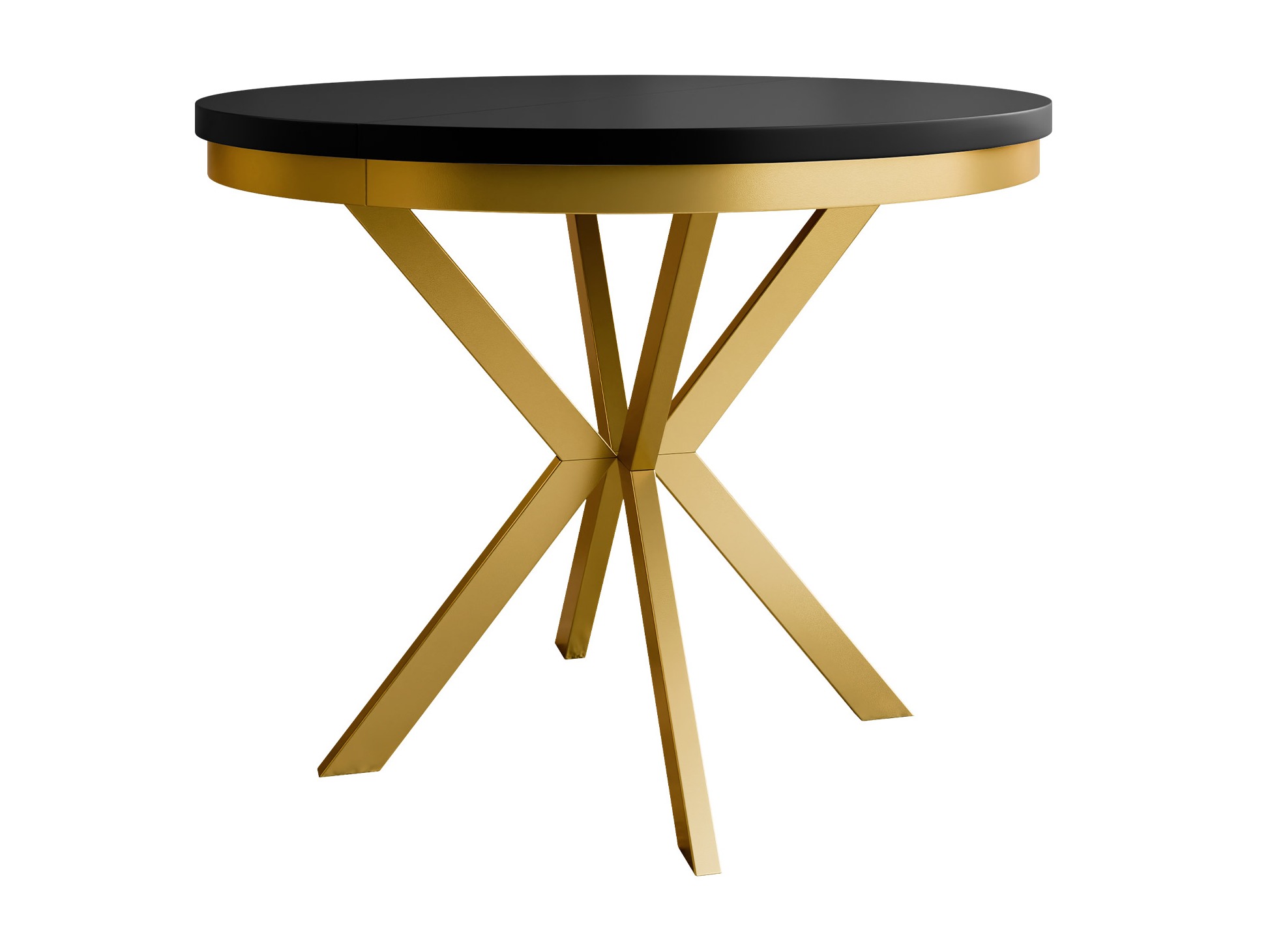 Masă Oswego 155 (Negru + Auriu)