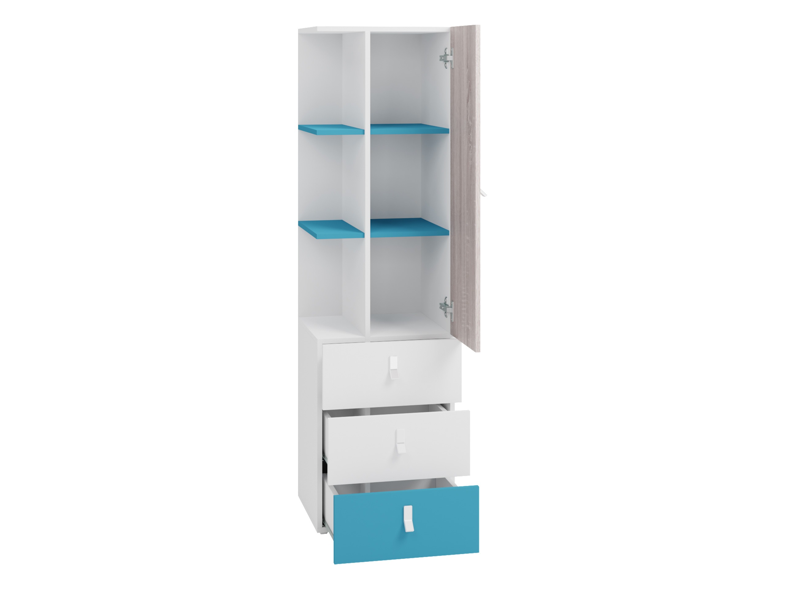 Raft Camteso 105 (Alb + Stejar + Turcoaz)