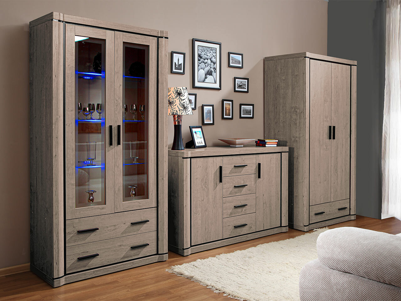 Dulap Lorelie 118 (Trufa stejar)