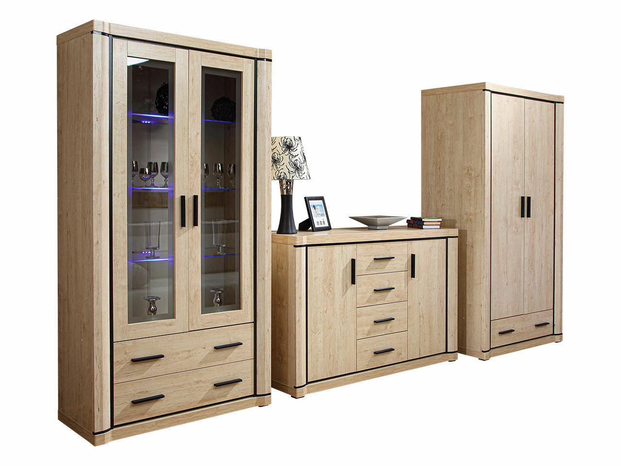 Set de living Lorelie 125 (Stejar Sonoma)