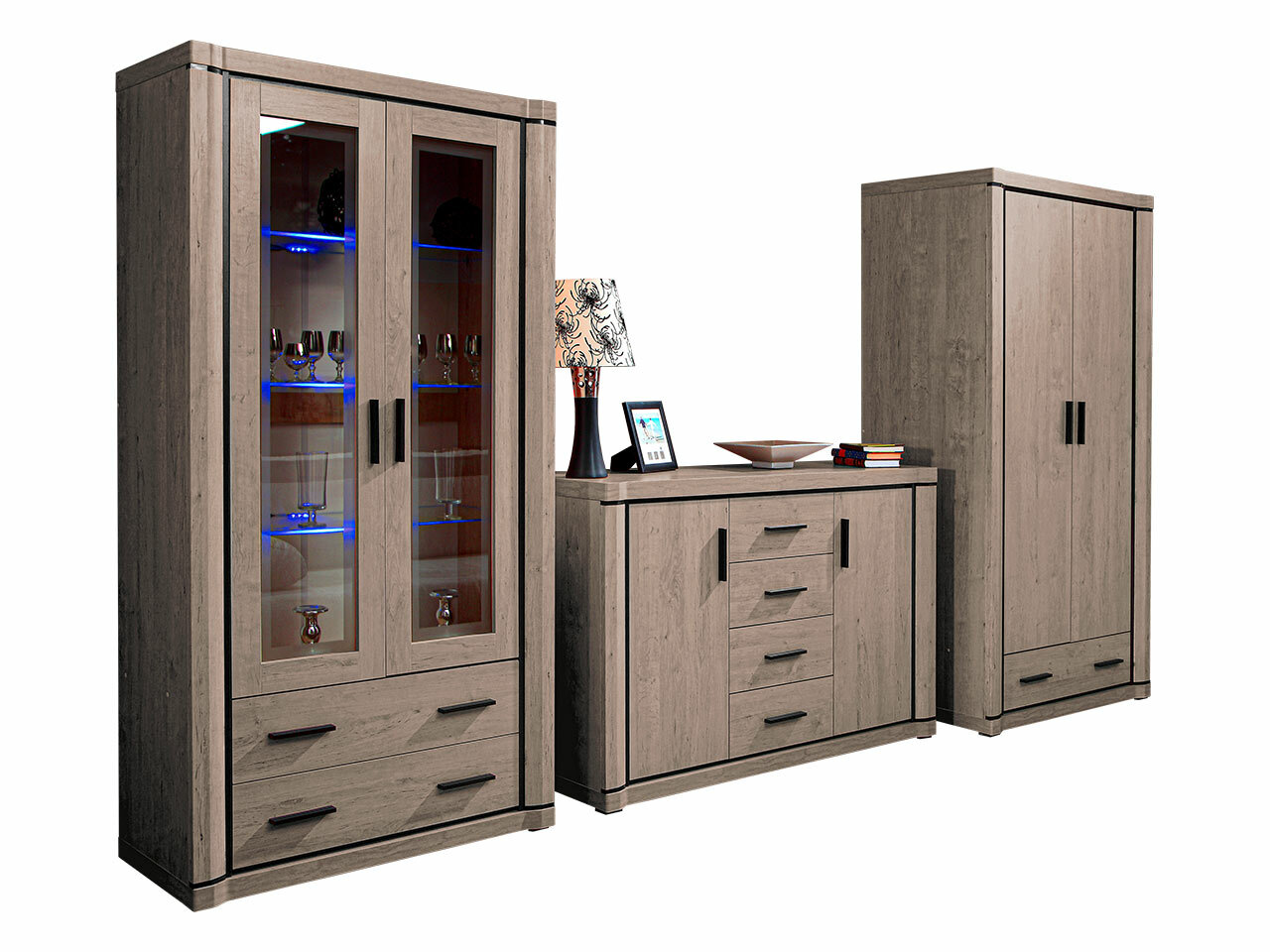 Set de living Lorelie 125 (Trufa stejar)