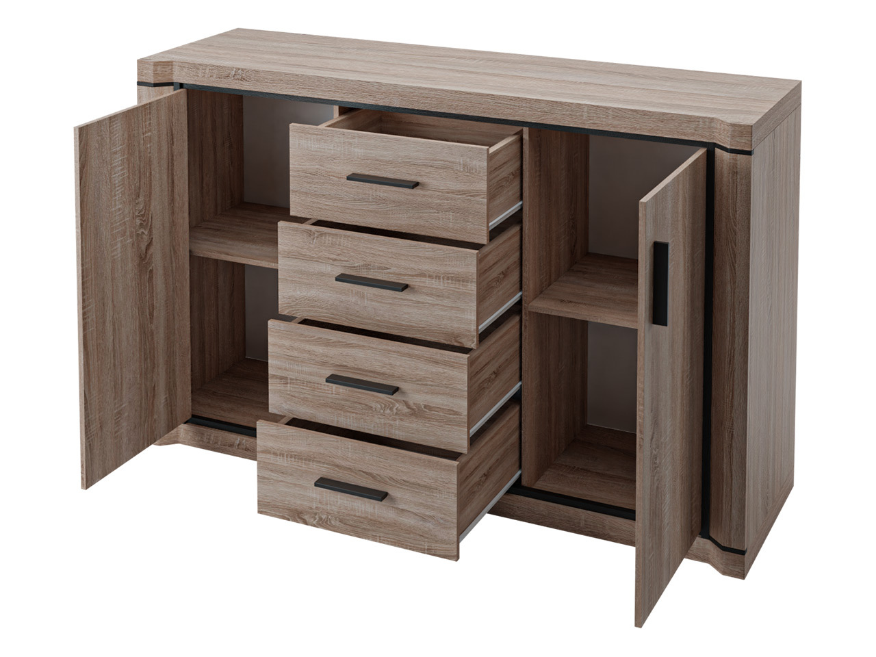 Set de living Lorelie 125 (Trufa stejar)