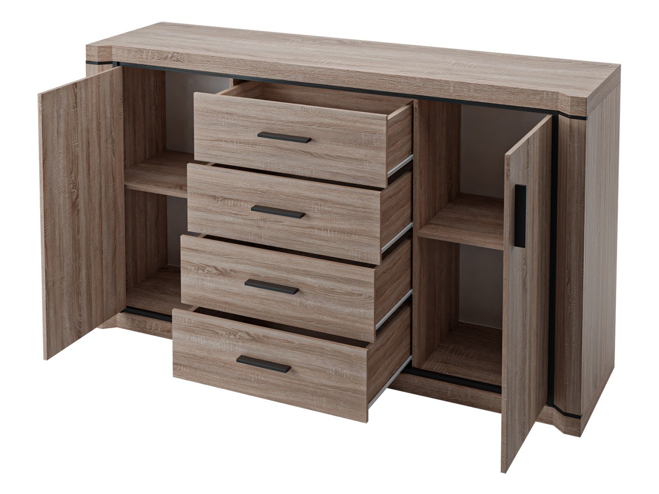 Set de living Lorelie 124 (Stejar Sonoma)