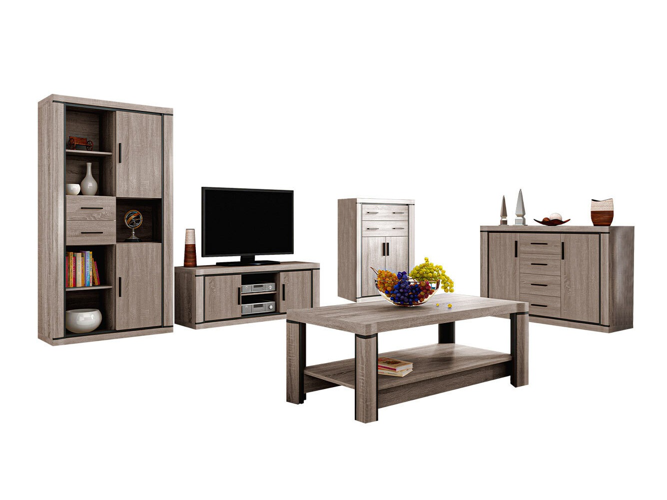 Set de living Lorelie 124 (Trufa stejar)