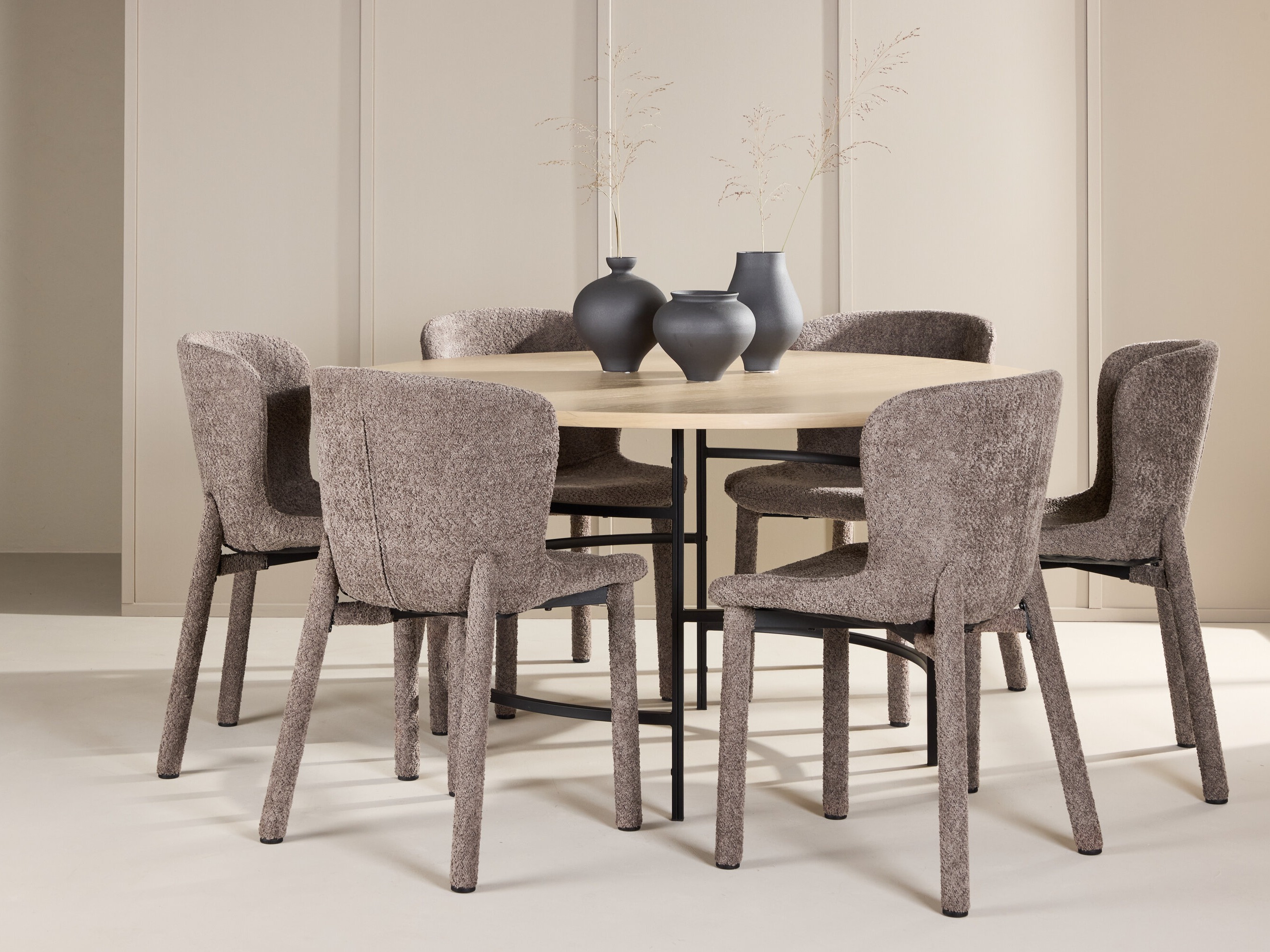 Set de mese Dallas 4987 (Maro deschis + Negru)