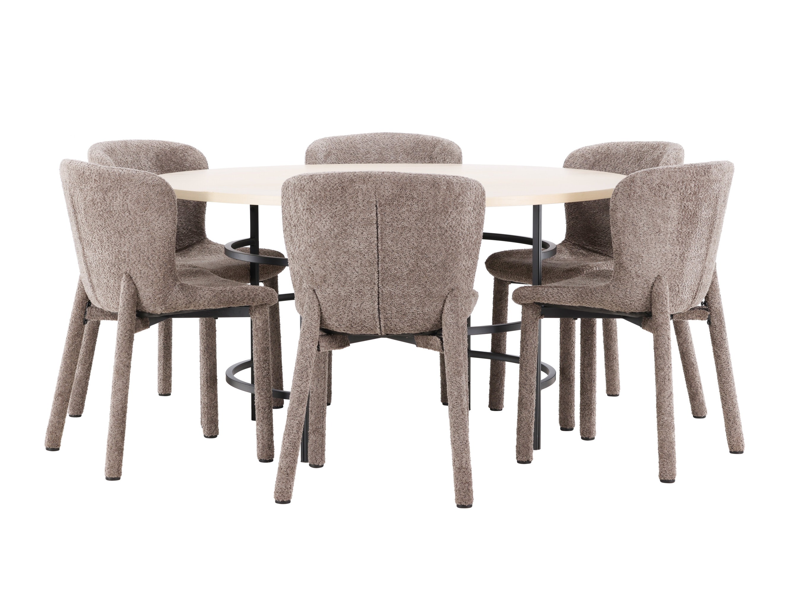Set de mese Dallas 4987 (Maro deschis + Negru)